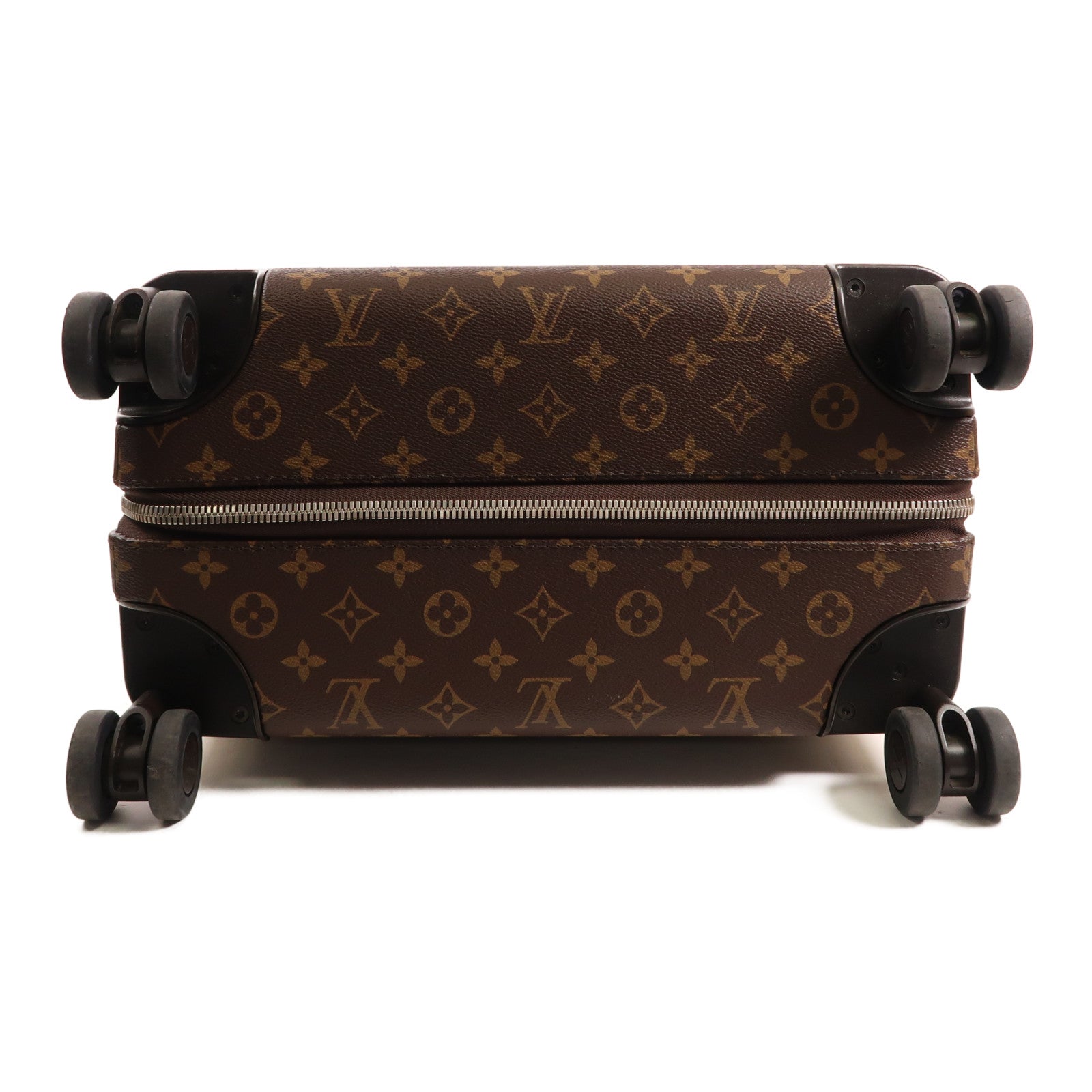 LOUIS VUITTON Monogram/金屬Horizon 55銀扣行李箱
