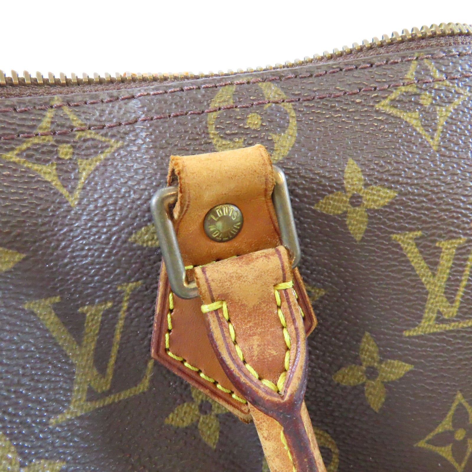 LOUIS VUITTON 【激減優惠】Monogram Speedy 25金扣手挽袋啡色