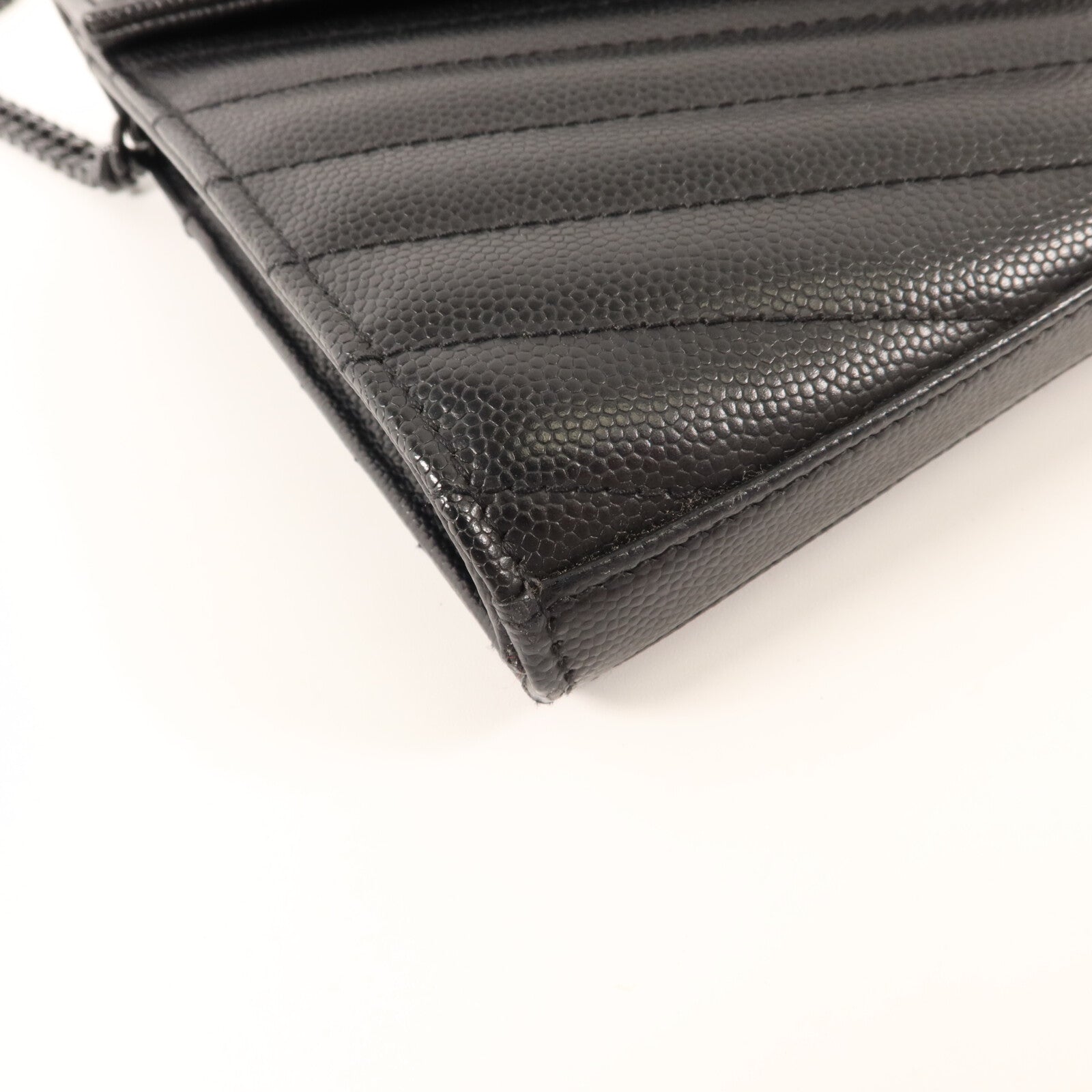 SAINT LAURENT 牛皮皮革Cassandre Envelope肩背袋