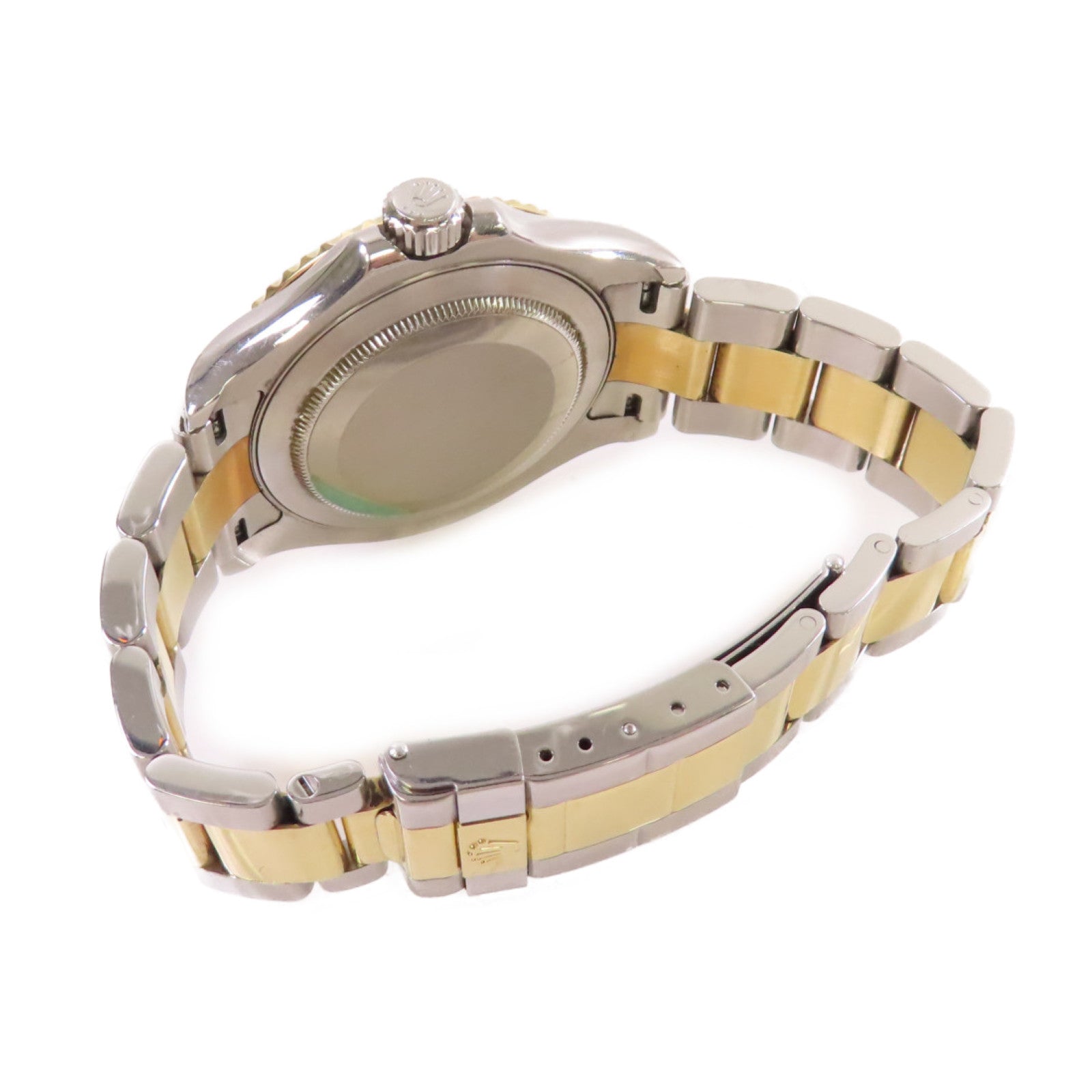 ROLEX Yacht Master Watch 18K黃金/不鏽鋼自動機芯手錶貝殼啡色