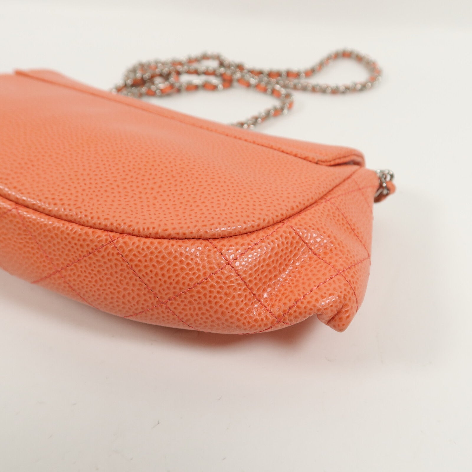 CHANEL 牛皮皮革Chain Shoulder鏈帶肩背袋