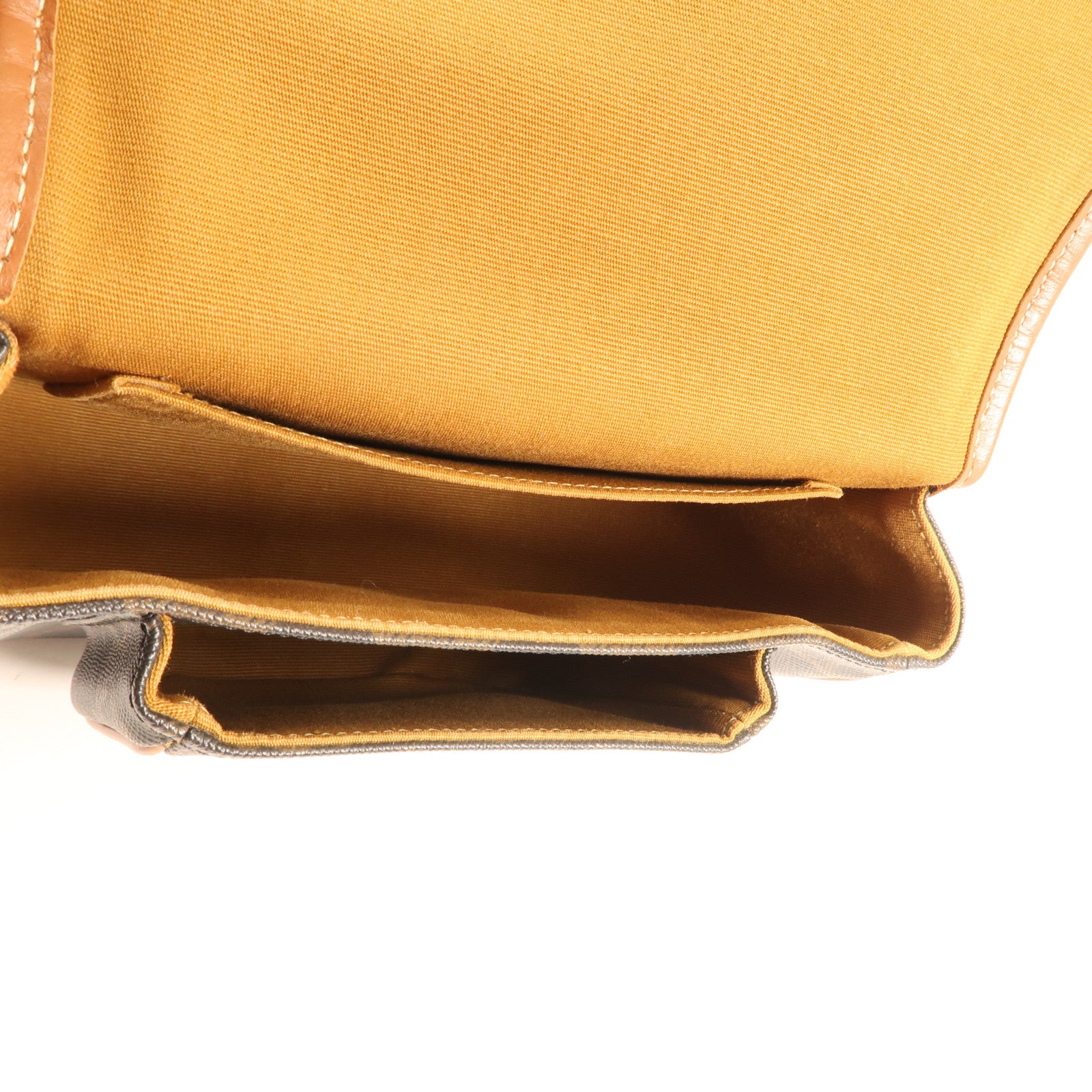 CELINE 塗層帆布Folco Bag金扣肩背袋