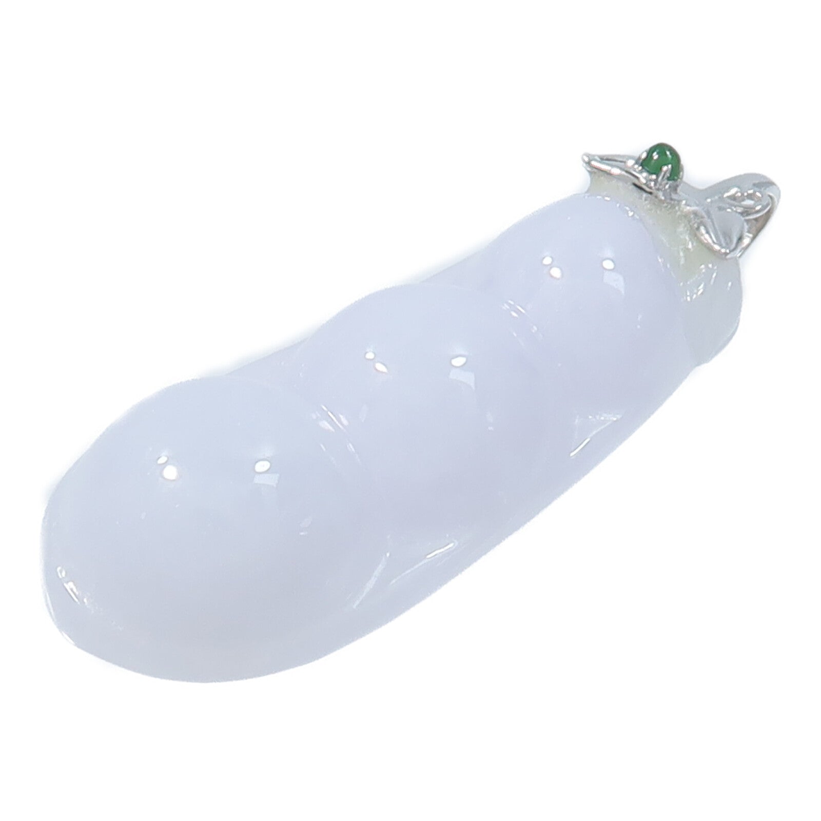 JEWELRY 18K白金Jade Pendant翡翠吊墜