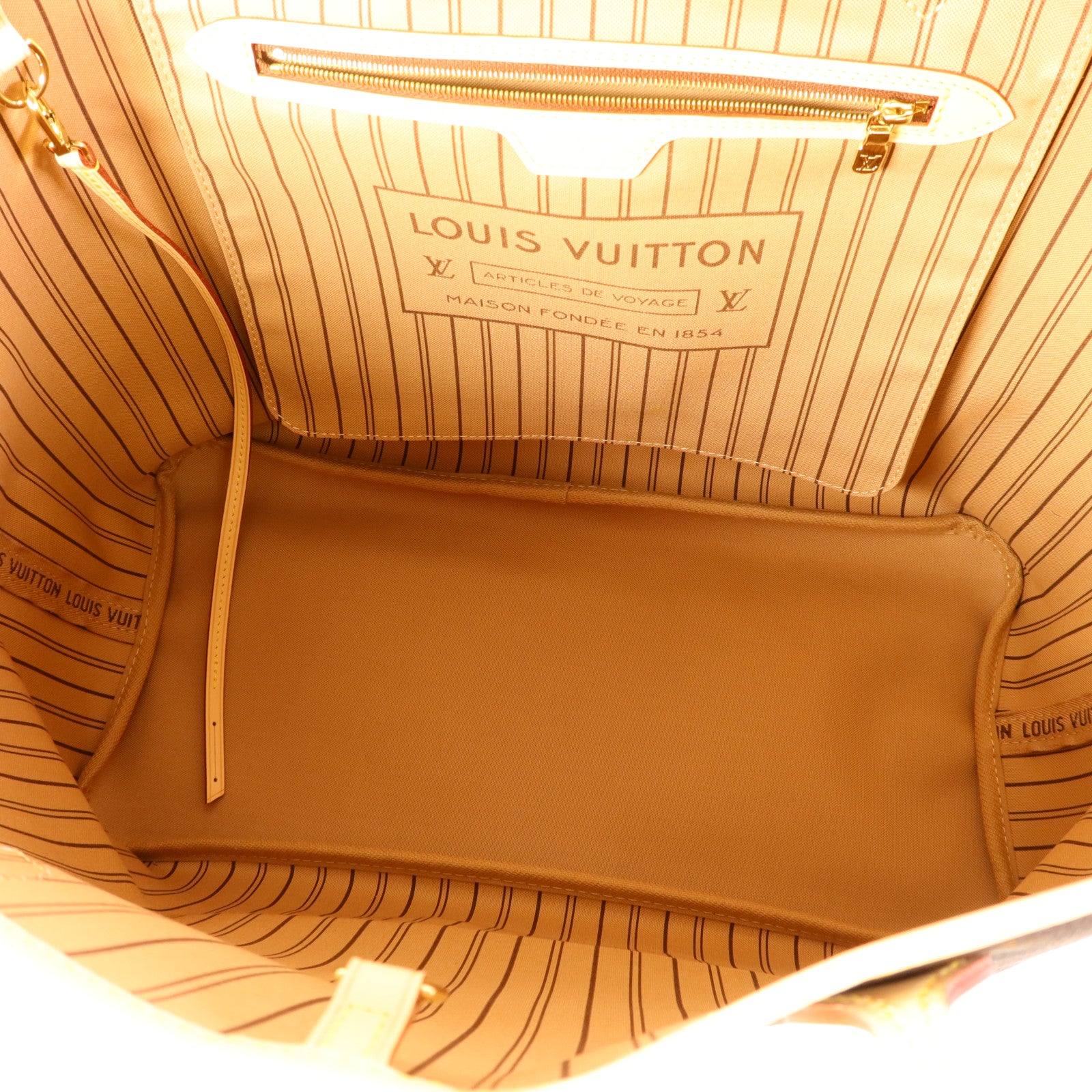 LOUIS VUITTON Monogram Neverfull GM金扣手挽袋