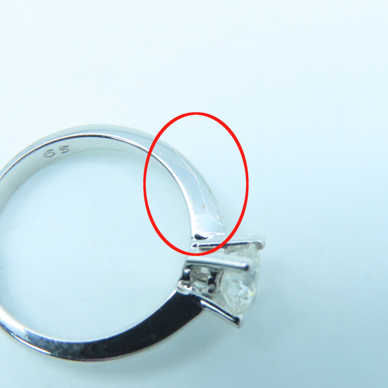 JEWELRY 【激減優惠】18K白金Diamond Ring鑽石戒指US#5.75