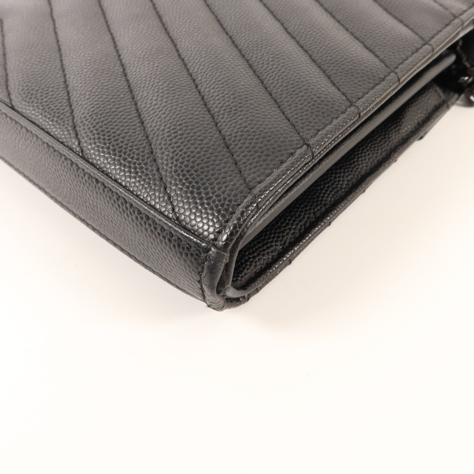 SAINT LAURENT 牛皮皮革Cassandre Envelope肩背袋