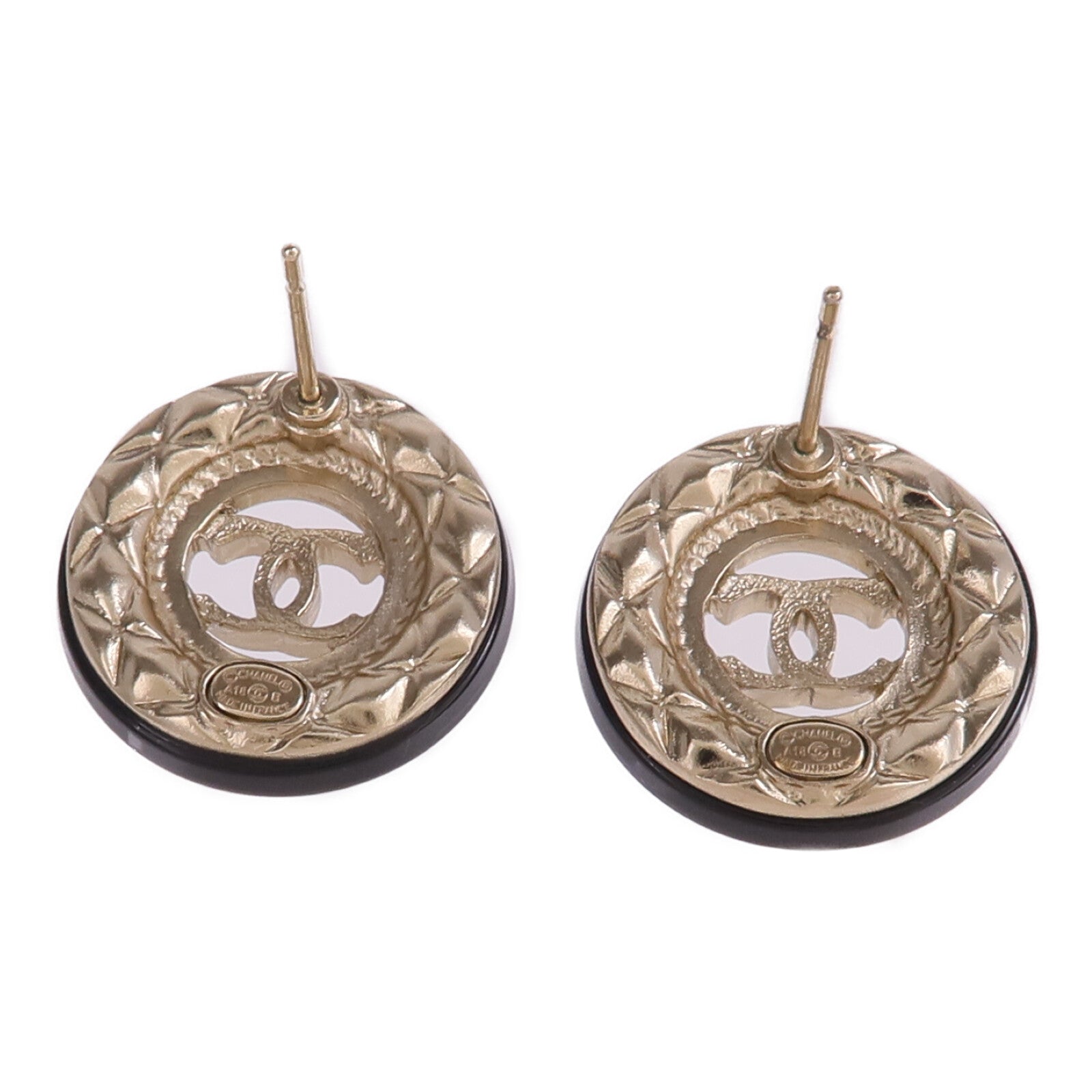 CHANEL PVC/金屬Earrings耳環