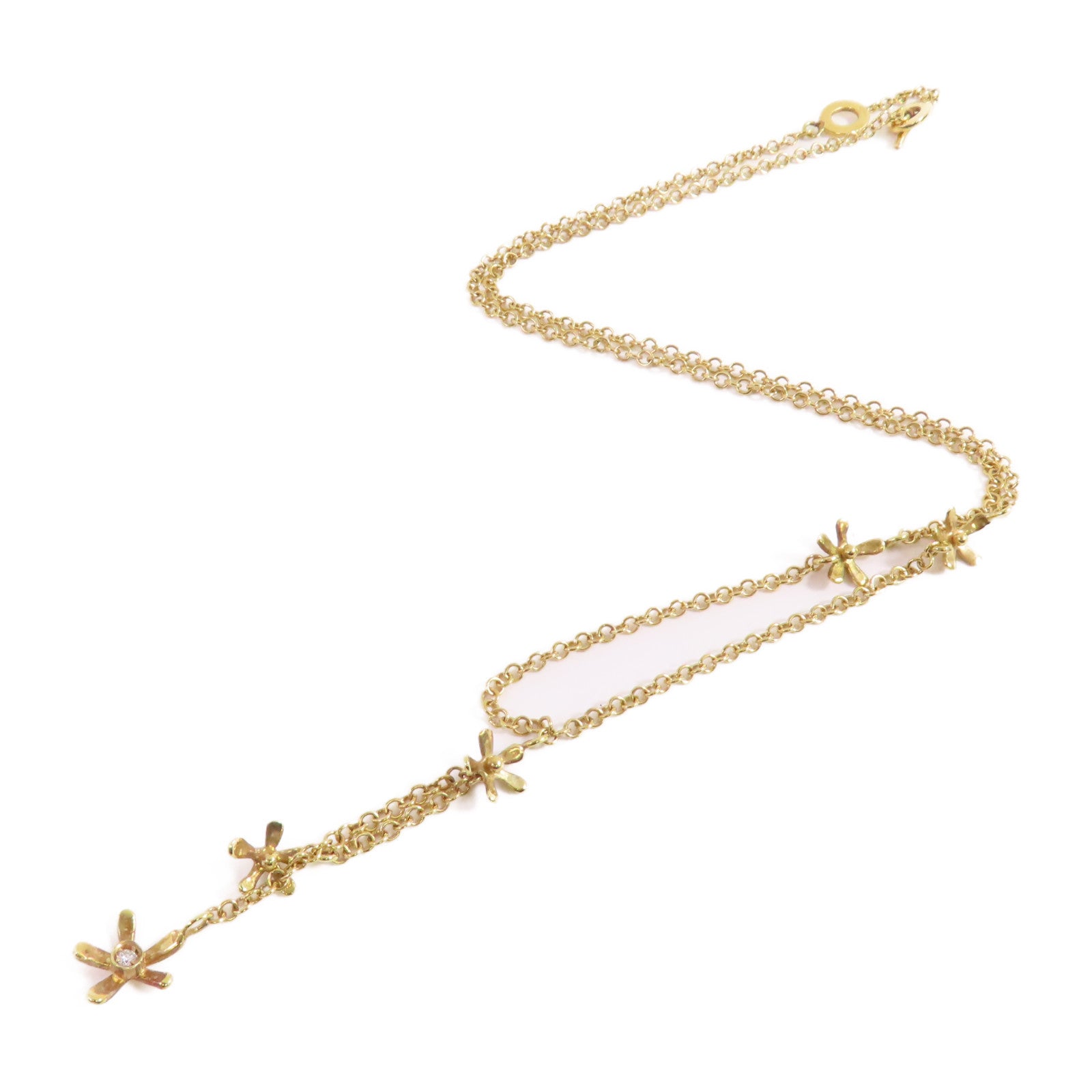 JEWELRY 【激減優惠】18K黃金/鑽石Diamond Necklace項鏈
