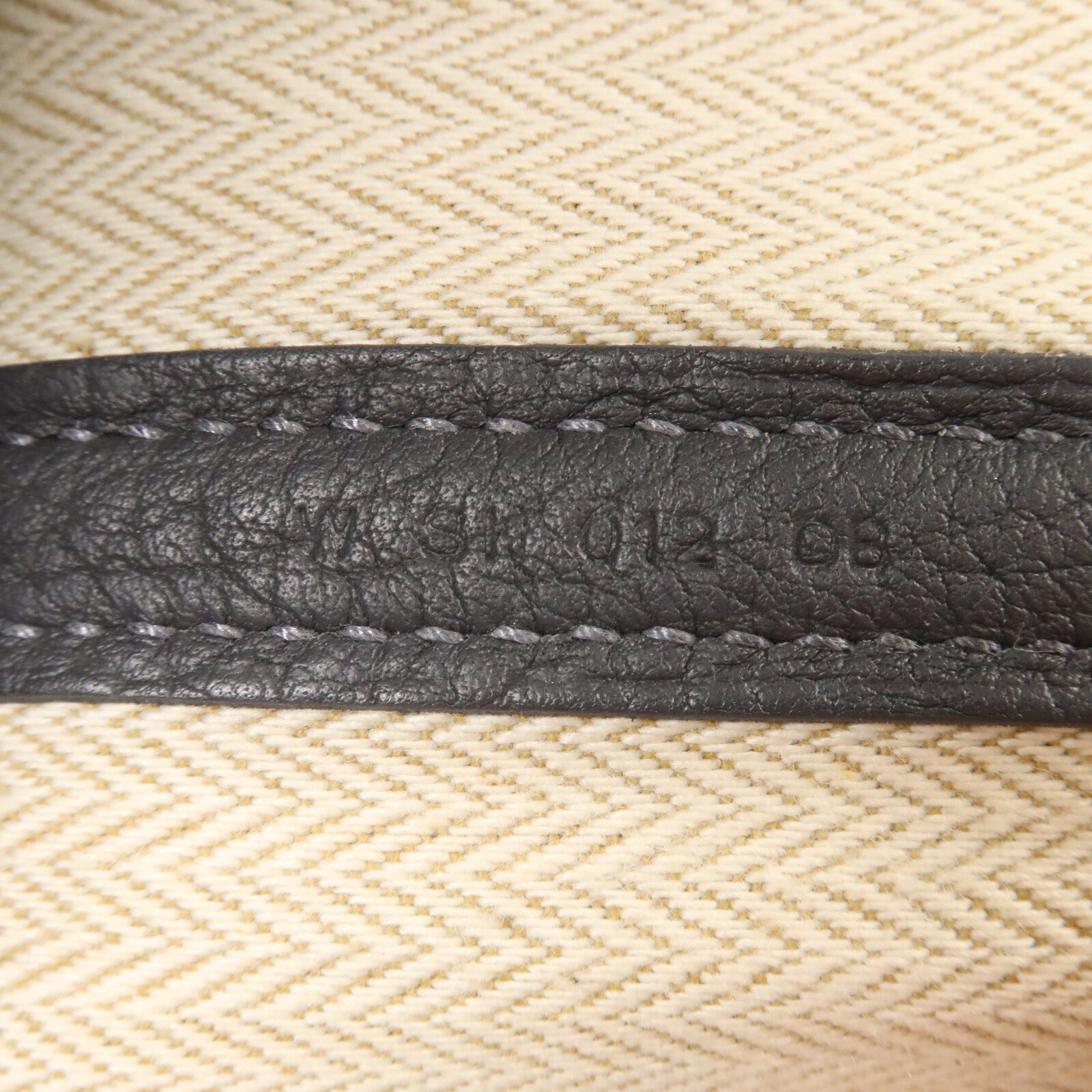 HERMES Negonda皮革Garden Party TPM手挽袋Ardoise