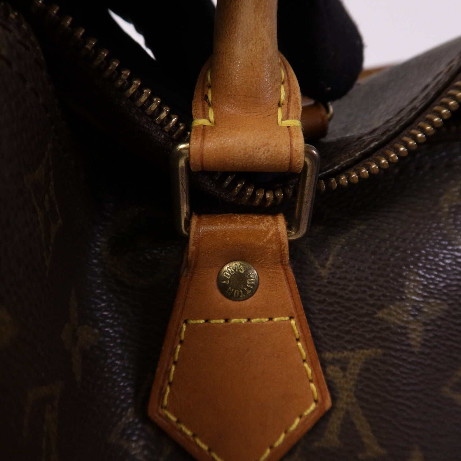 LOUIS VUITTON Monogram Speedy 30金扣手挽袋