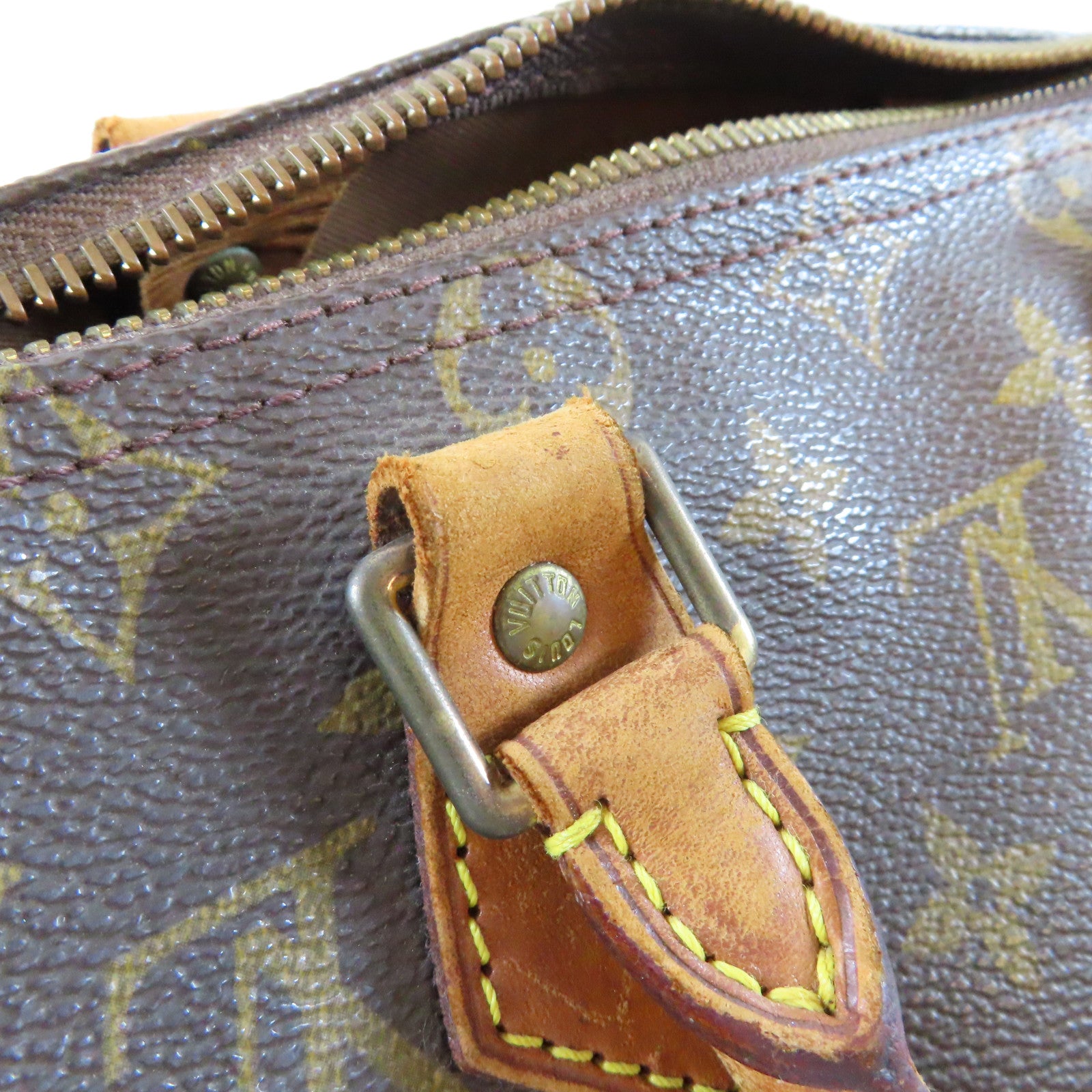 LOUIS VUITTON 【激減優惠】Monogram Speedy 25金扣手挽袋啡色