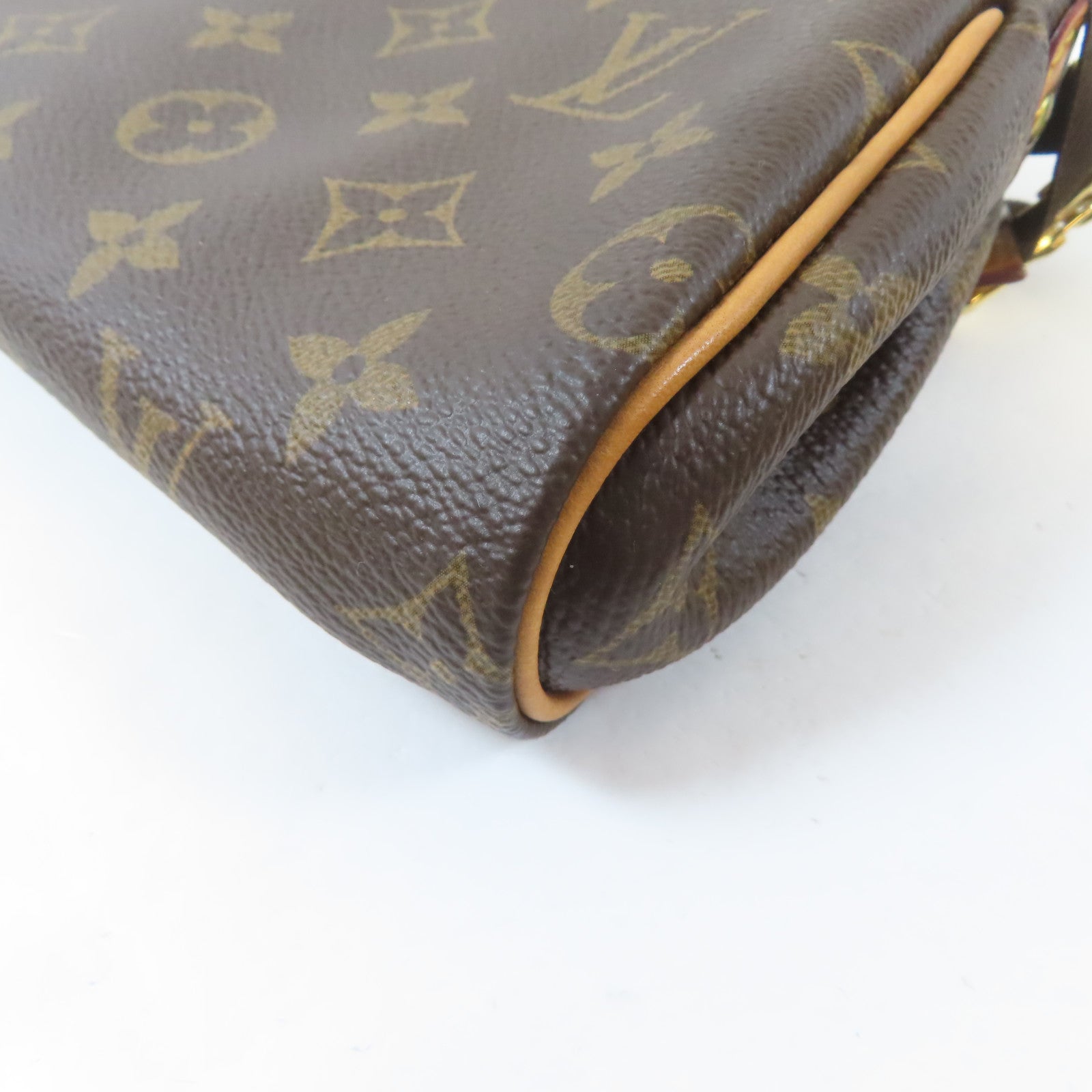 LOUIS VUITTON Monogram Eva金扣手挽肩背兩用袋啡色