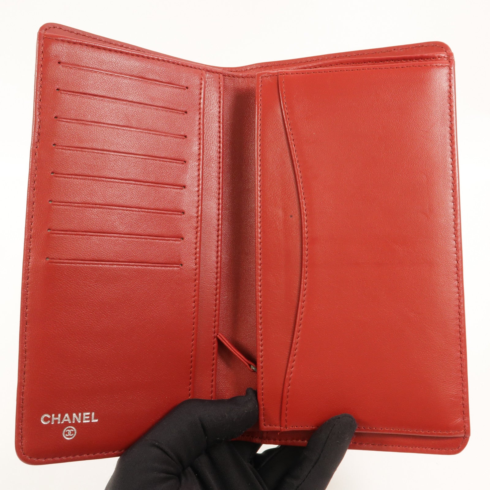 CHANEL 羊皮皮革Long Wallet長錢包