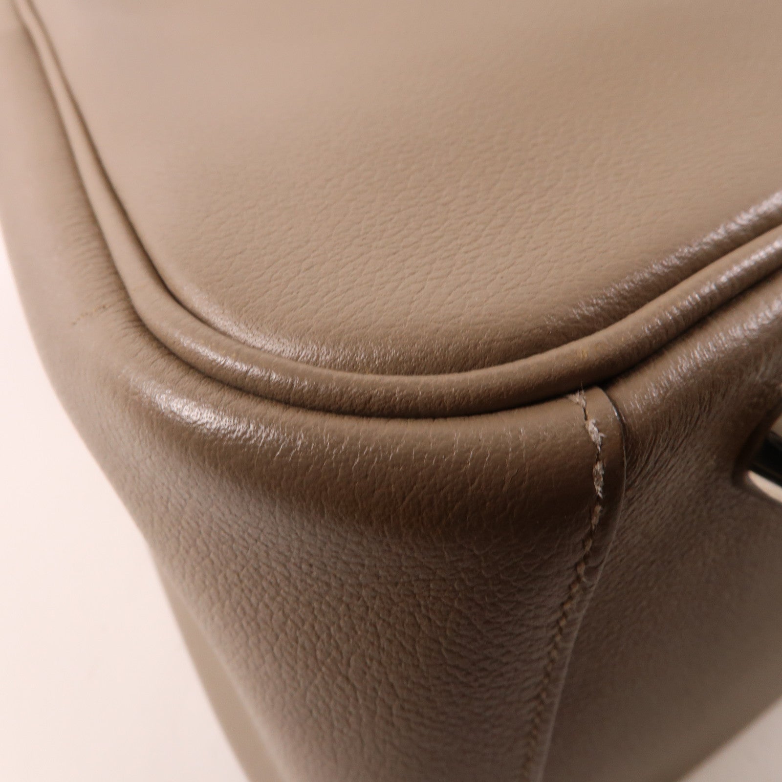 HERMES Evercolour皮革Lindy 30銀扣手挽肩背兩用袋Gris Asphalt M8大象灰