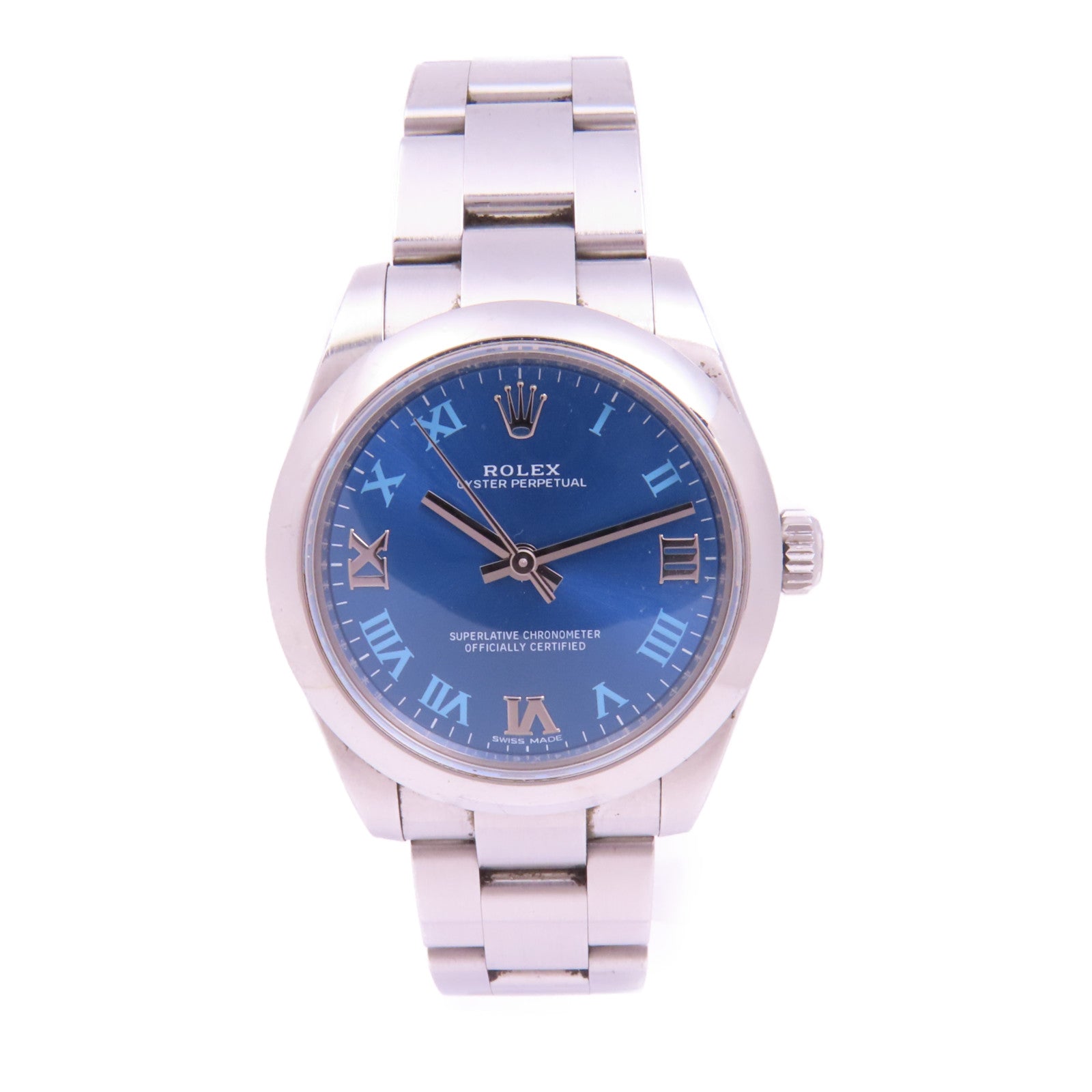 ROLEX Oyster Perpetual 31 177200 Automatic Watch Stainless Steel Blue