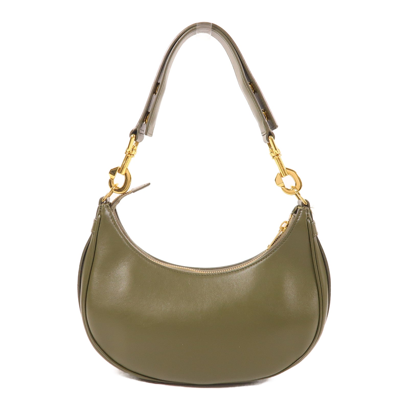 CELINE 牛皮皮革Ava金扣肩背袋