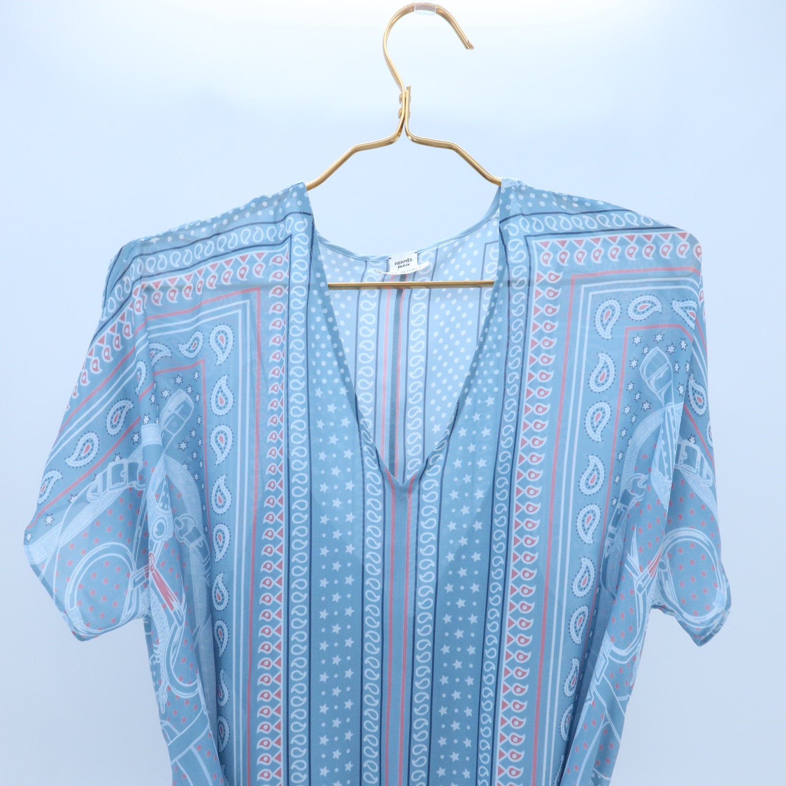 HERMES Silk Tunic上衣