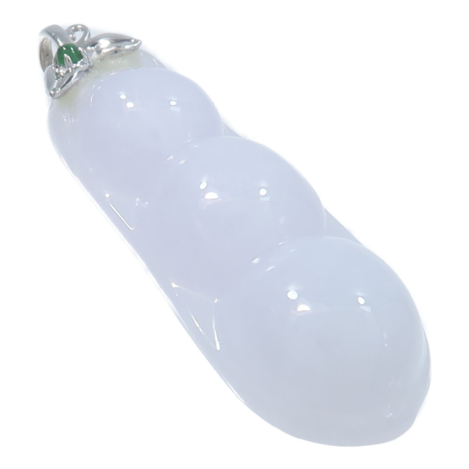 JEWELRY 18K白金Jade Pendant翡翠吊墜