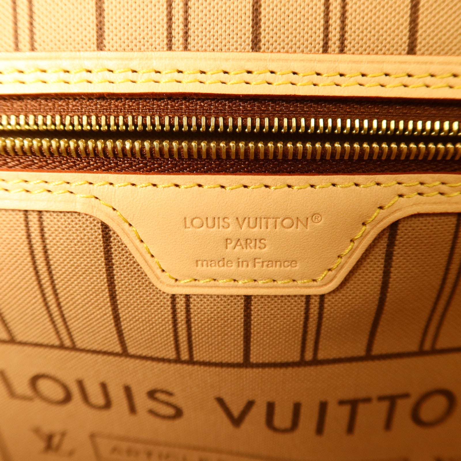 LOUIS VUITTON Monogram Neverfull GM金扣手挽袋
