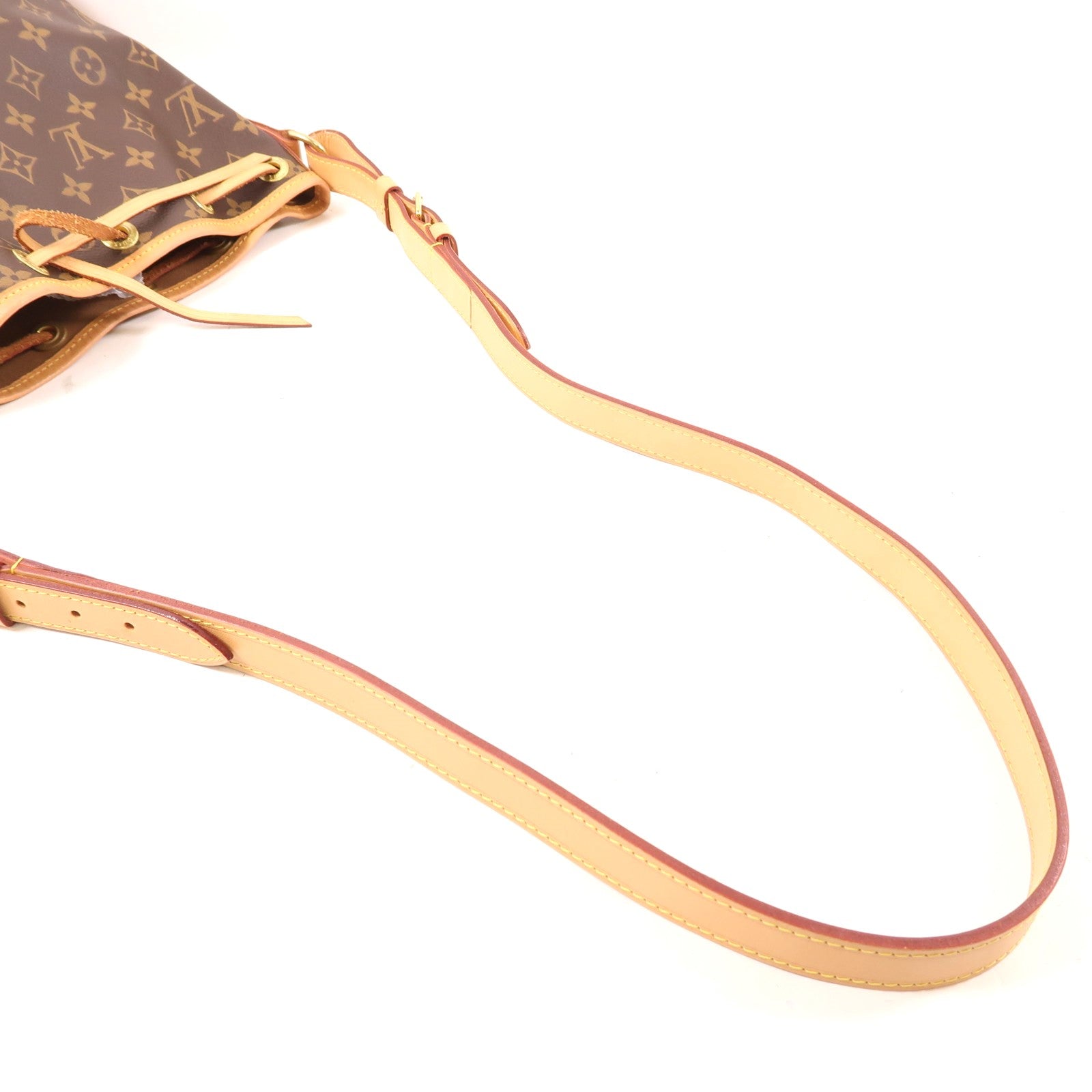 LOUIS VUITTON Monogram NeoNoe金扣肩背袋棕色