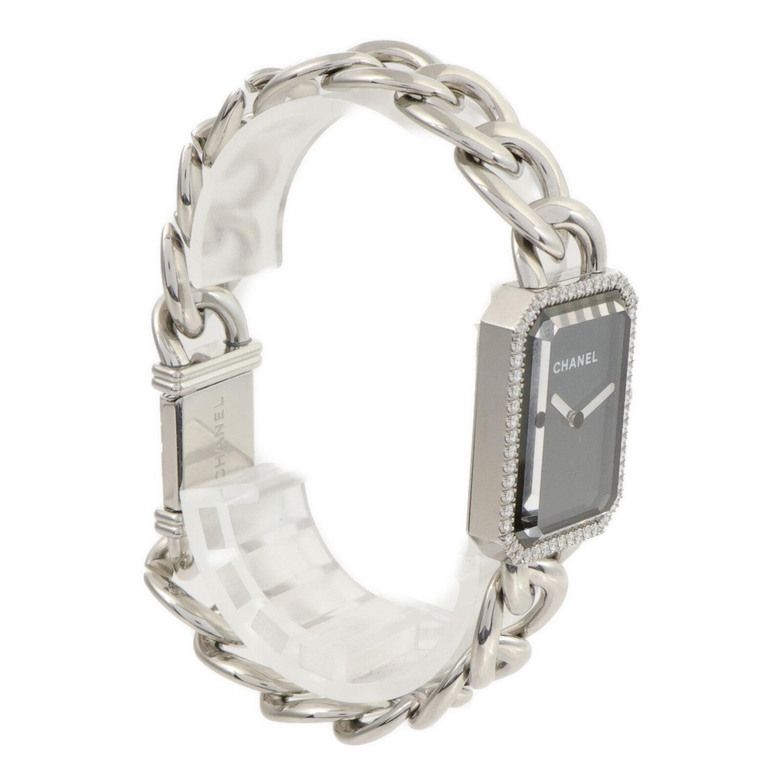 CHANEL Premiere Gourmette Chain Watch H7020