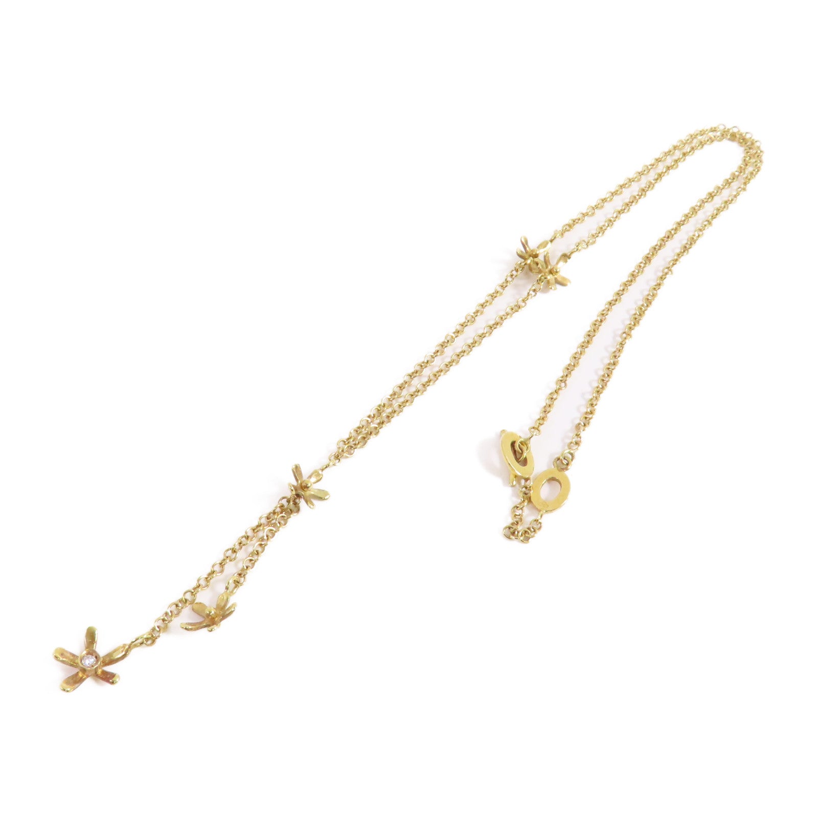 JEWELRY 【激減優惠】18K黃金/鑽石Diamond Necklace項鏈