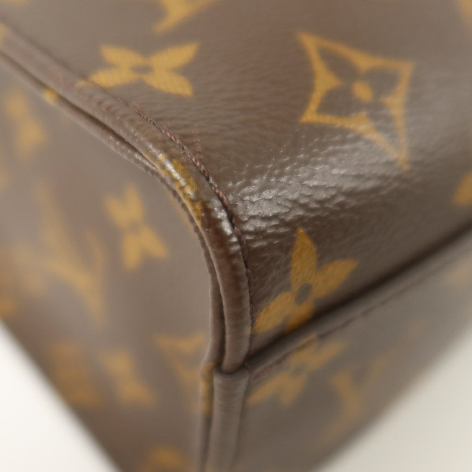 LOUIS VUITTON Monogram Sac Plat PM金扣手挽肩背兩用袋