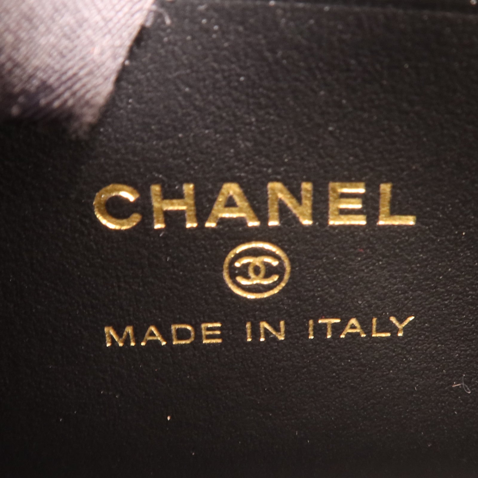 CHANEL 牛皮皮革Mirco Coco Handle金扣鏈帶肩背袋