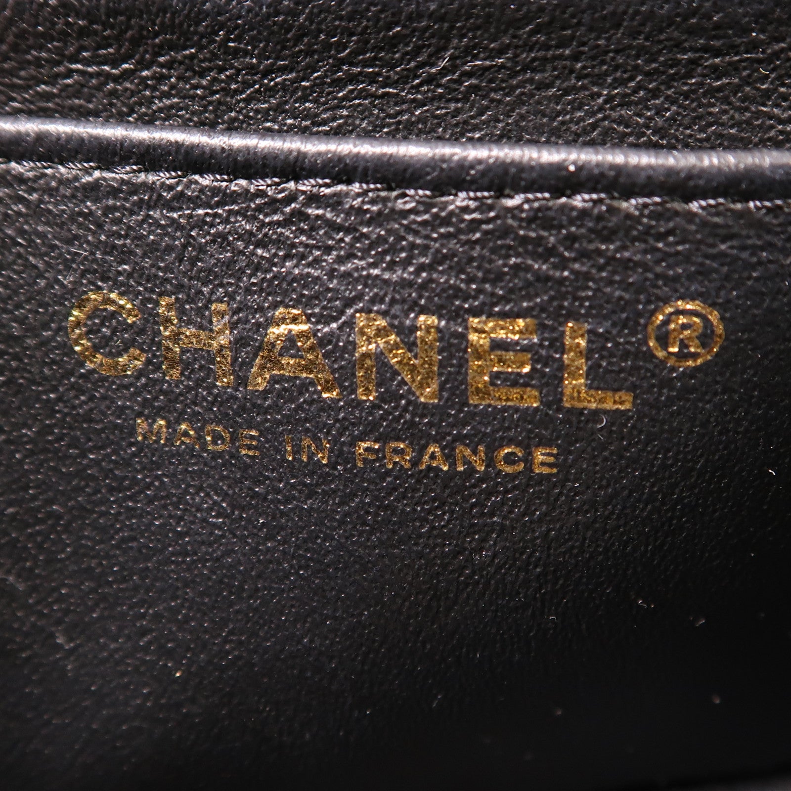CHANEL 牛皮皮革Chain Shoulder金扣鏈帶肩背袋