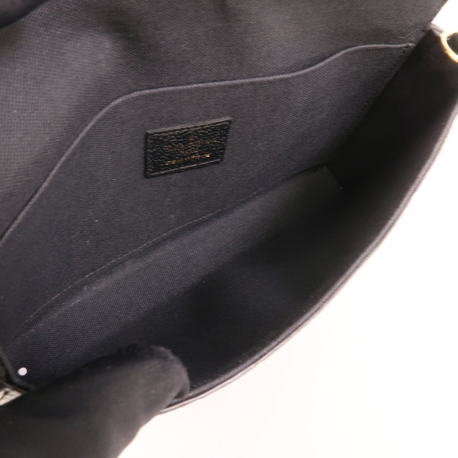 LOUIS VUITTON Monogram Empreinte Felicie Pochette 金扣鏈帶肩背袋