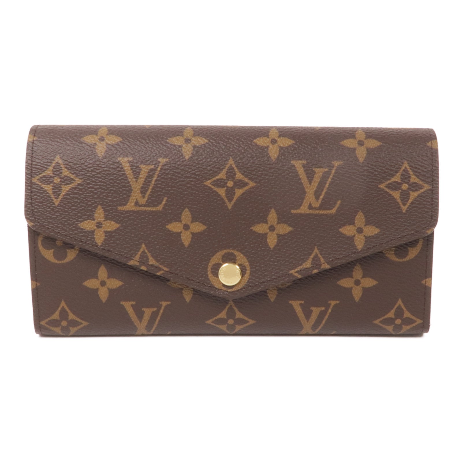 LOUIS VUITTON Monogram Sarah金扣長錢包