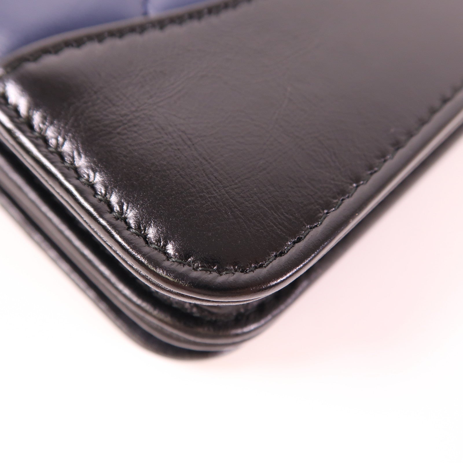 CHANEL 羊皮皮革Gabrielle Woc銀扣鏈帶肩背袋