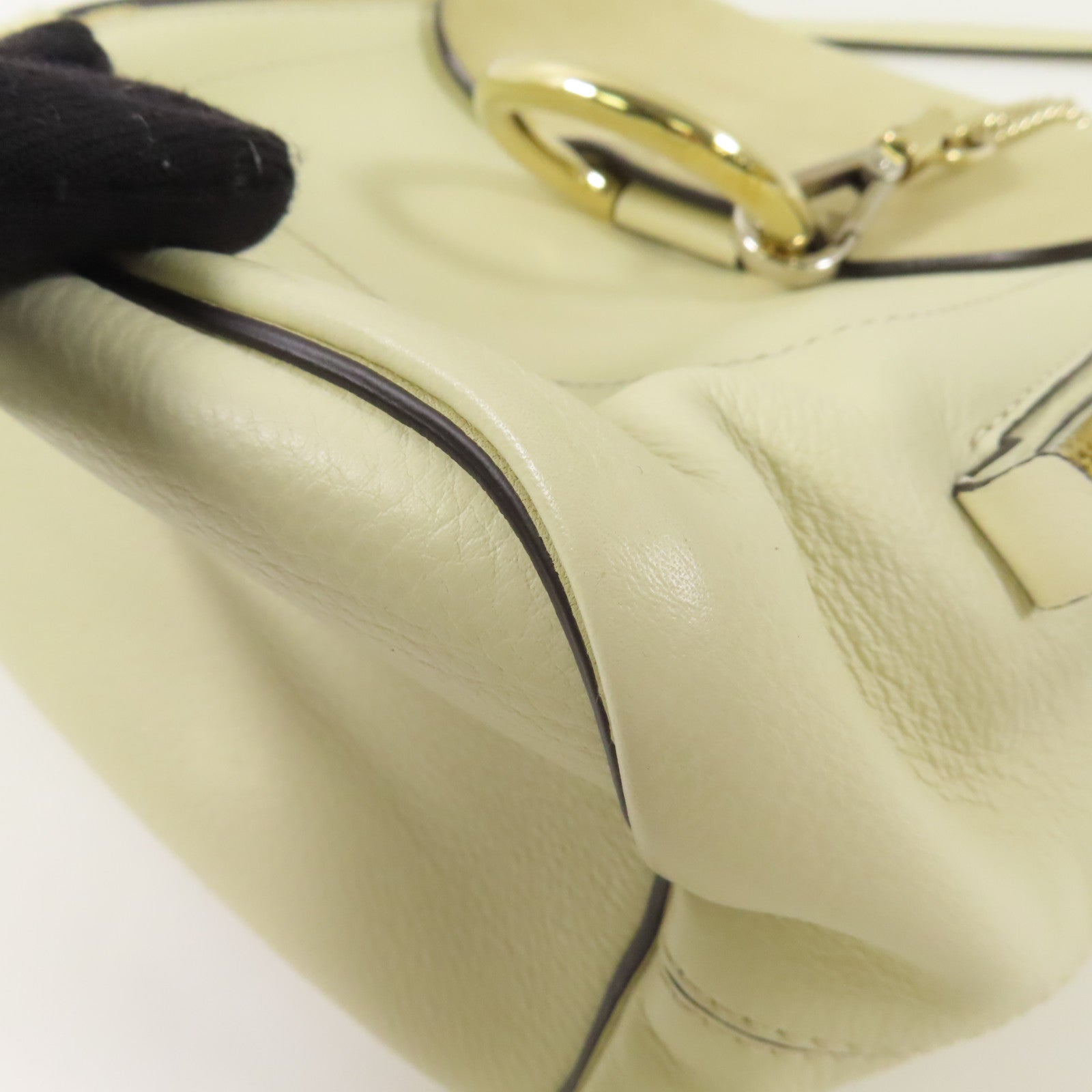 Chloe 麂皮皮革/牛皮皮革Rucksack金扣背包