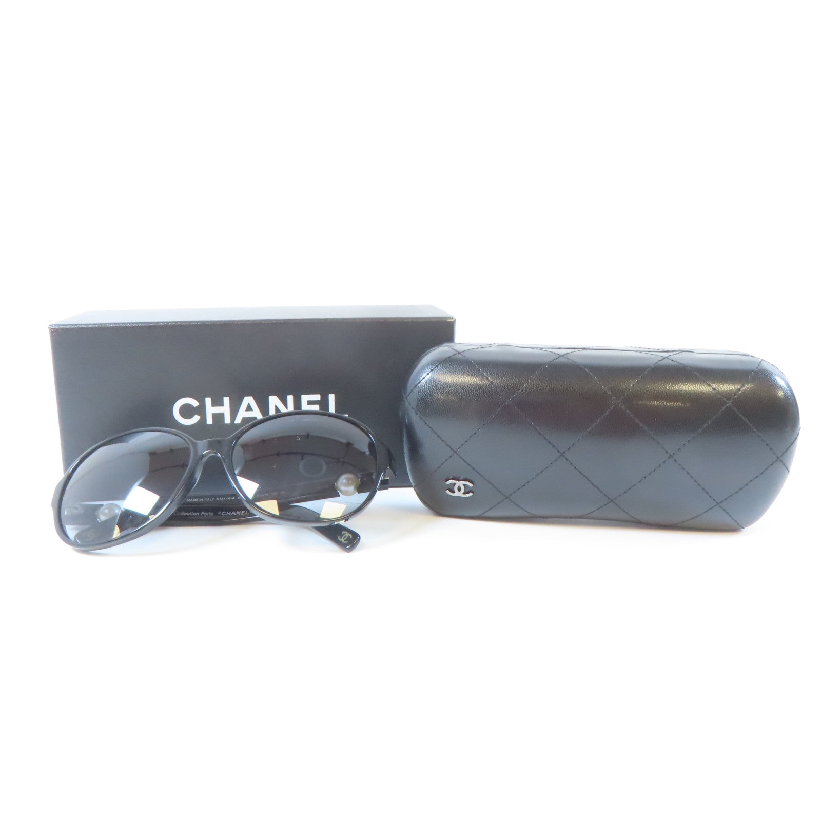 CHANEL PVC Sunglasses太陽眼鏡黑色