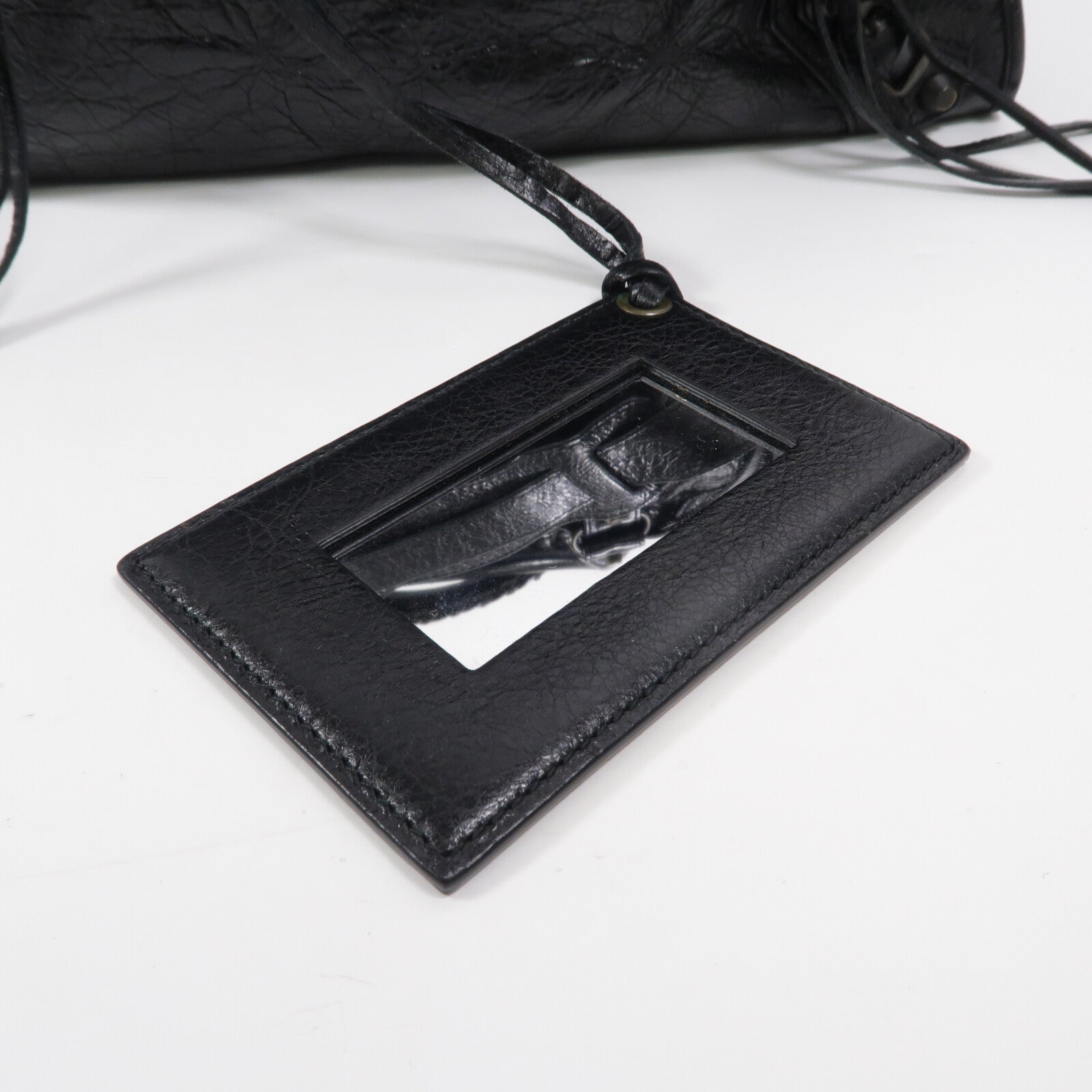 BALENCIAGA 羊皮皮革City手挽肩背兩用袋