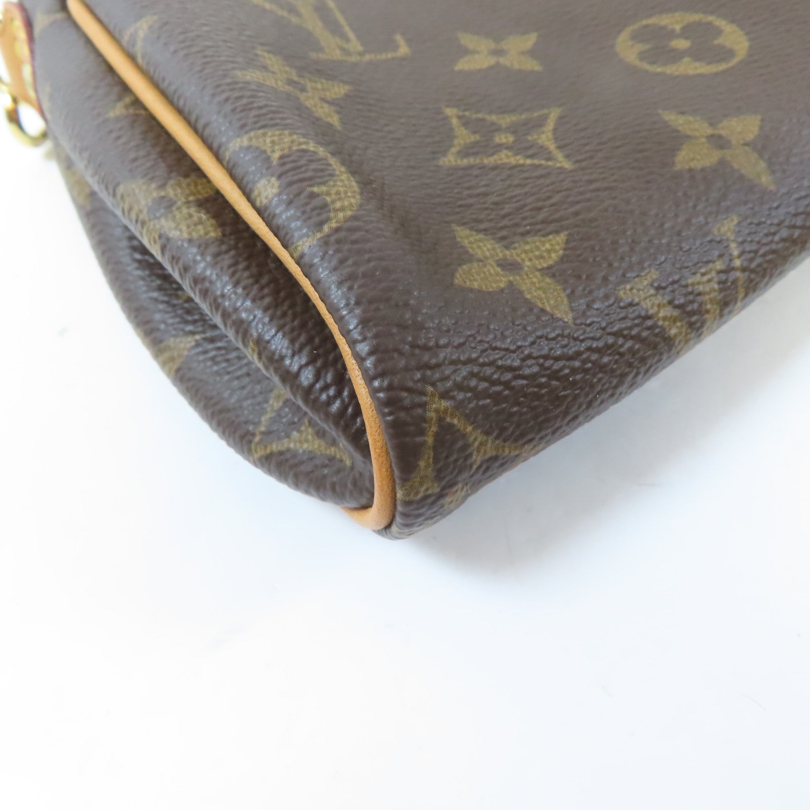 LOUIS VUITTON Monogram Eva金扣手挽肩背兩用袋啡色