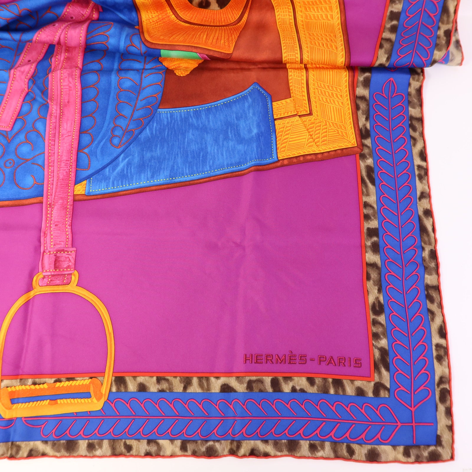 HERMES 絲質Scarf 90X90絲巾