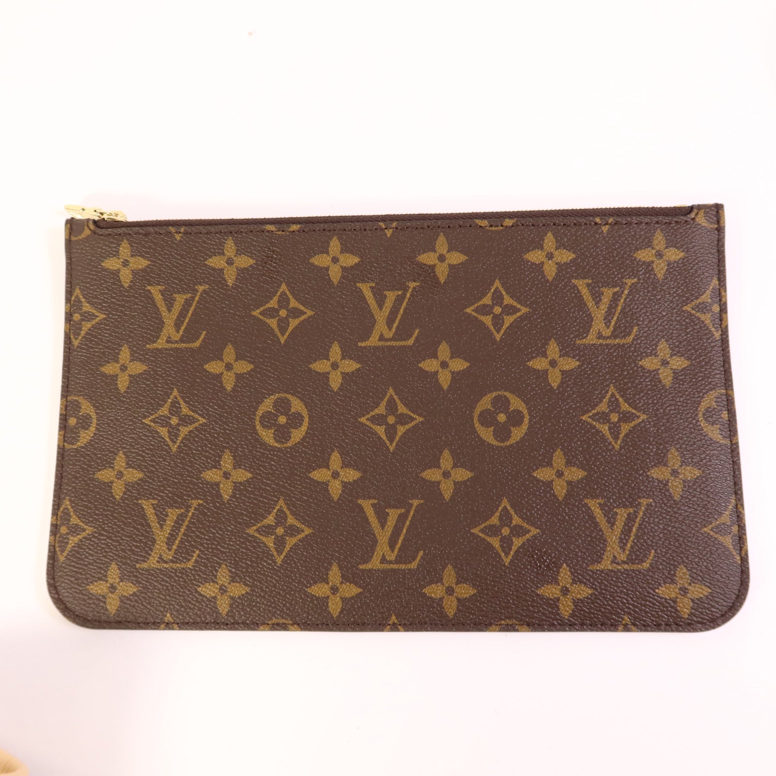 LOUIS VUITTON Monogram Neverfull GM金扣手挽袋