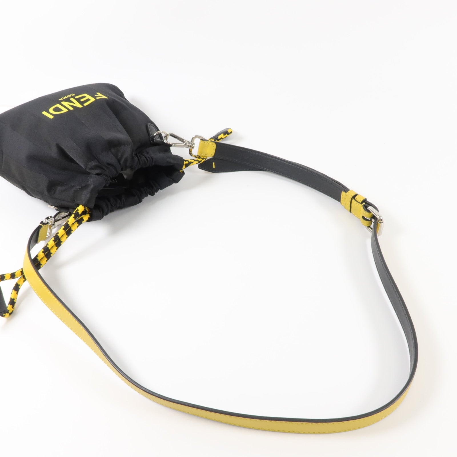 FENDI 尼龍/牛皮皮革Shoulder Bag肩背袋