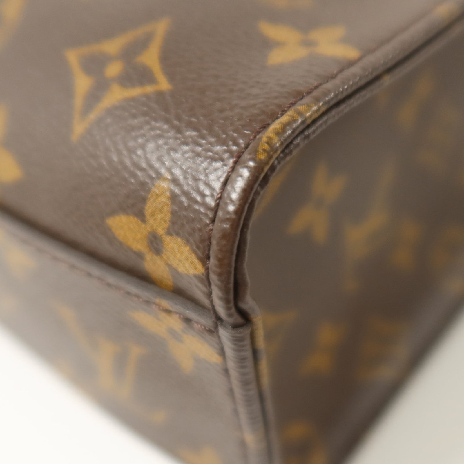 LOUIS VUITTON Monogram Sac Plat PM金扣手挽肩背兩用袋