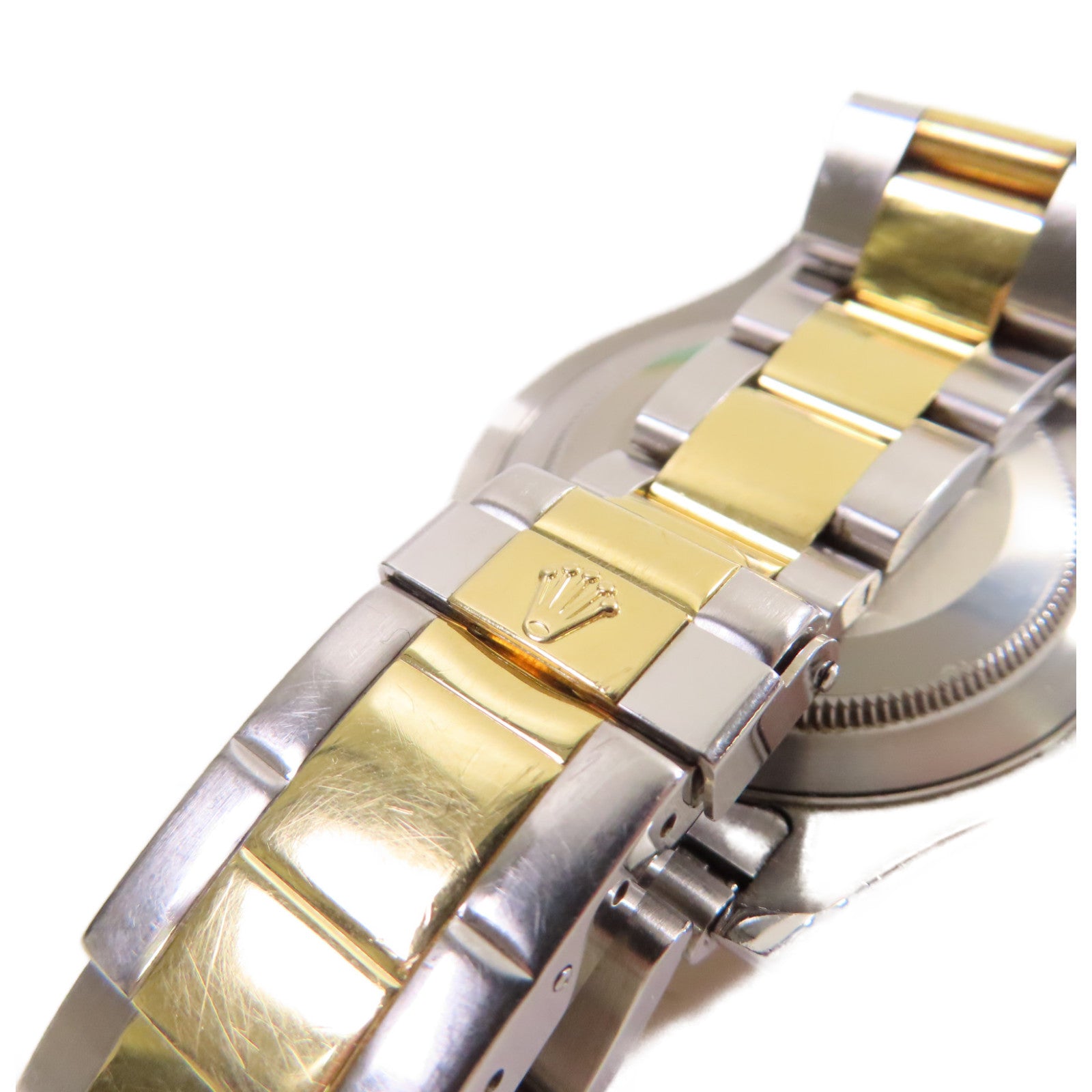 ROLEX Yacht Master Watch 18K黃金/不鏽鋼自動機芯手錶貝殼啡色