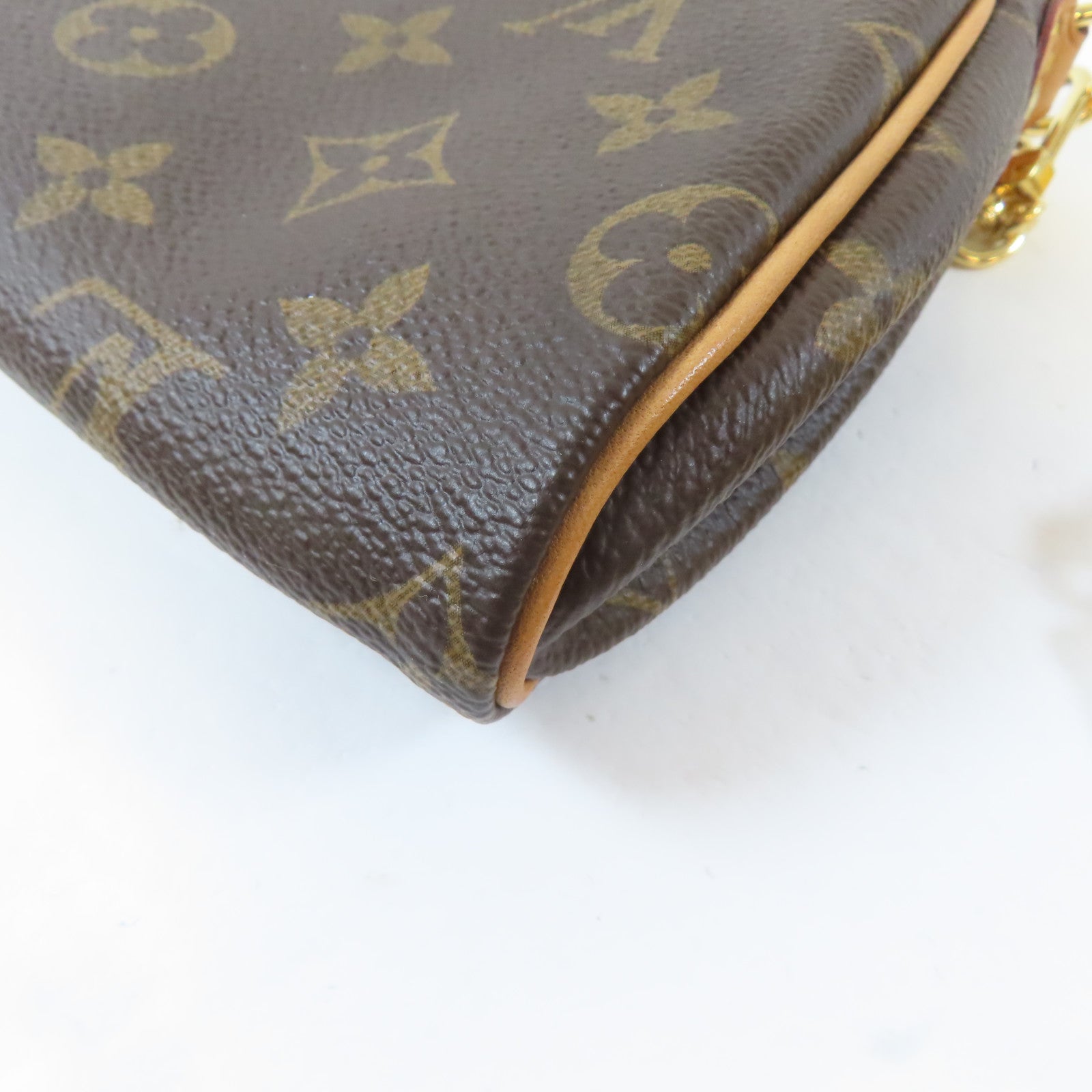 LOUIS VUITTON Monogram Eva金扣手挽肩背兩用袋啡色