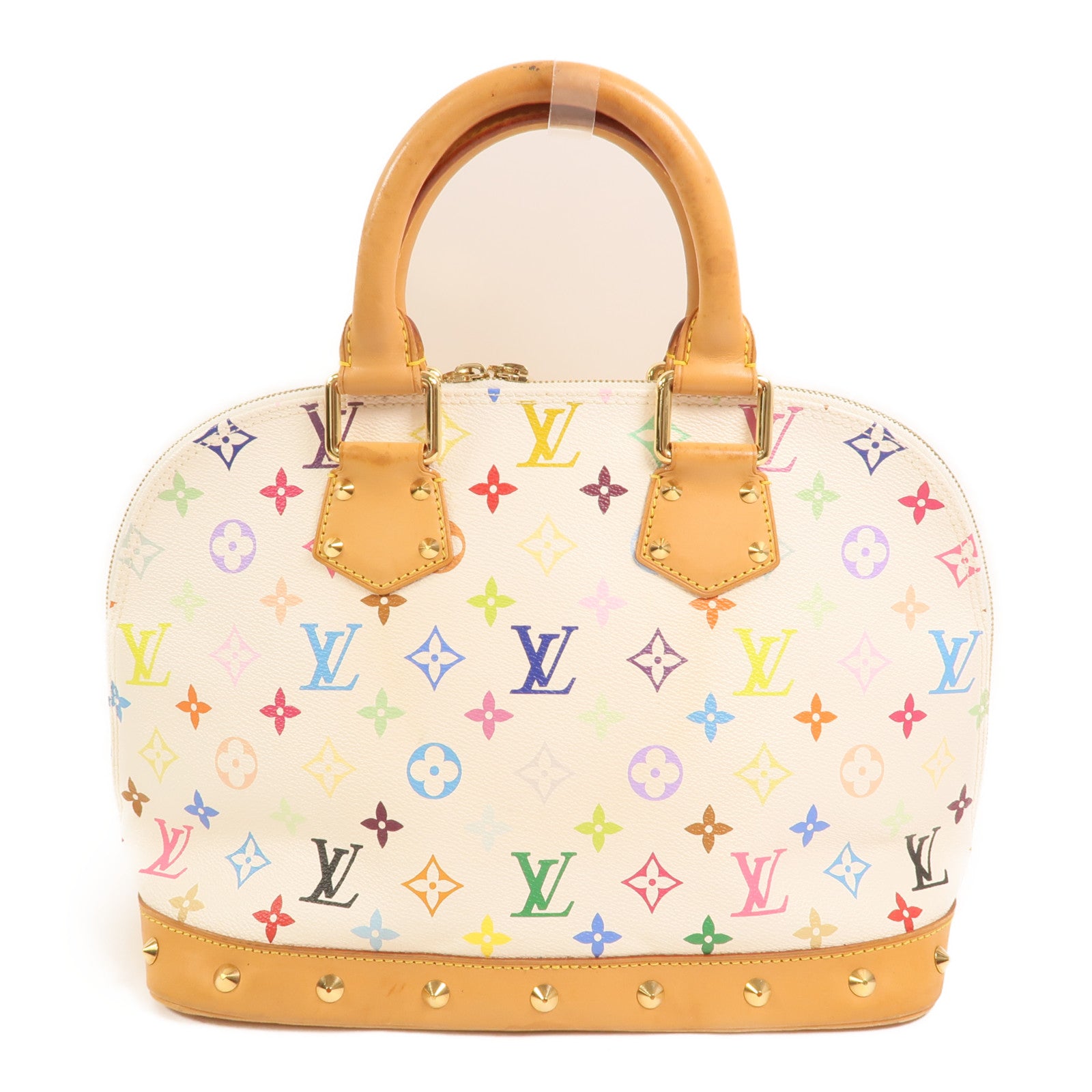 LOUIS VUITTON Monogram Multicolore Alma PM金扣手挽袋