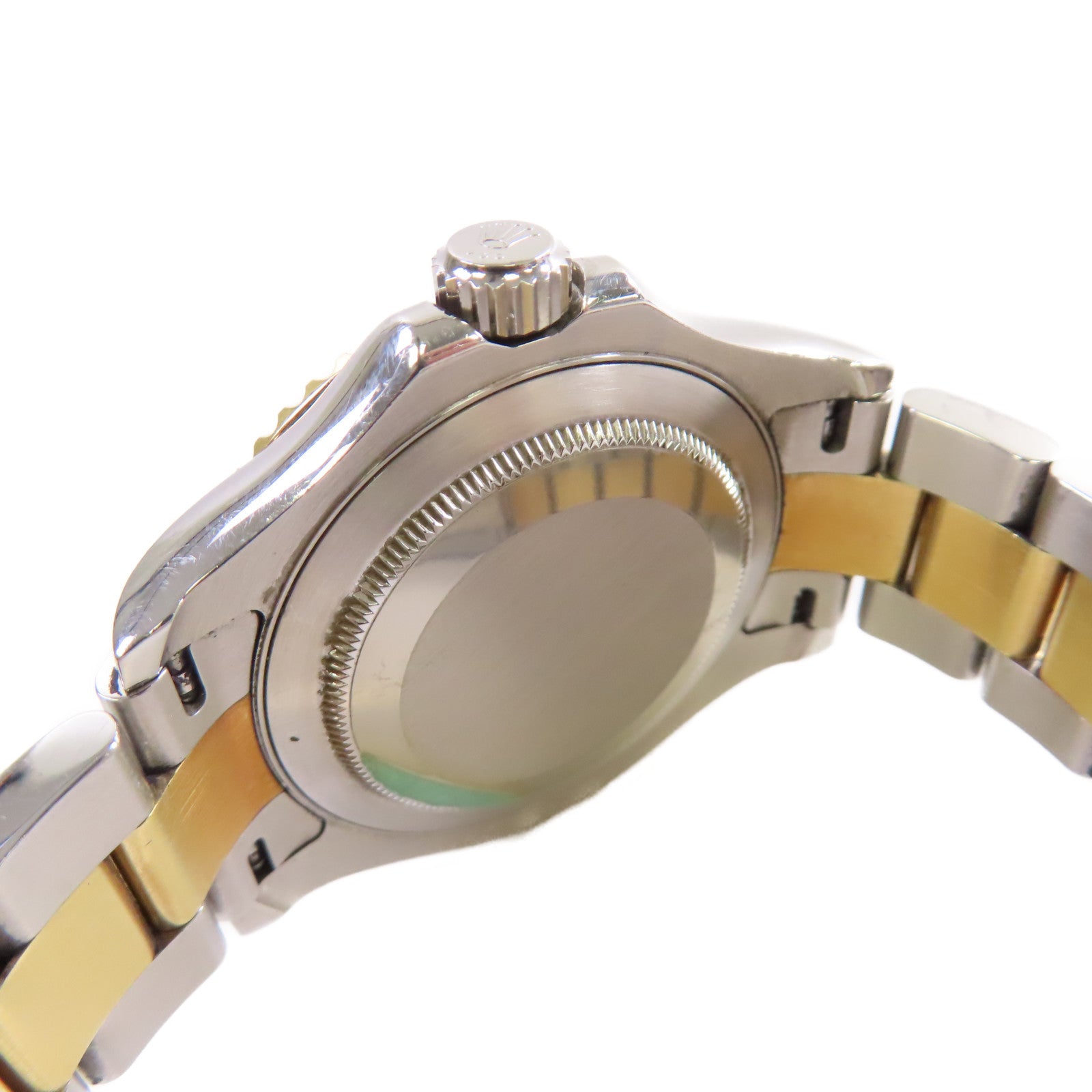 ROLEX Yacht Master Watch 18K黃金/不鏽鋼自動機芯手錶貝殼啡色
