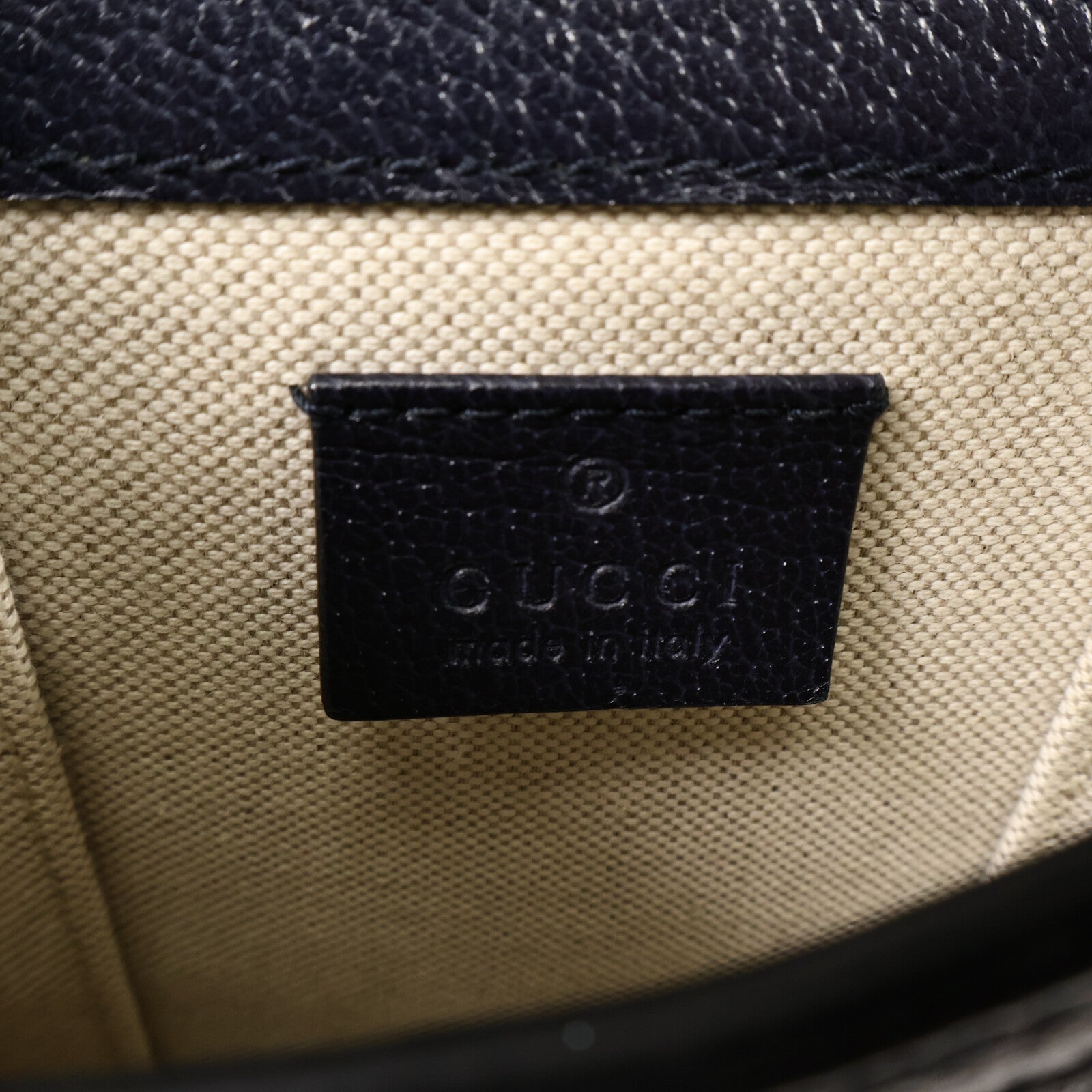 GUCCI 塗層帆布1955 Horsebit肩背袋