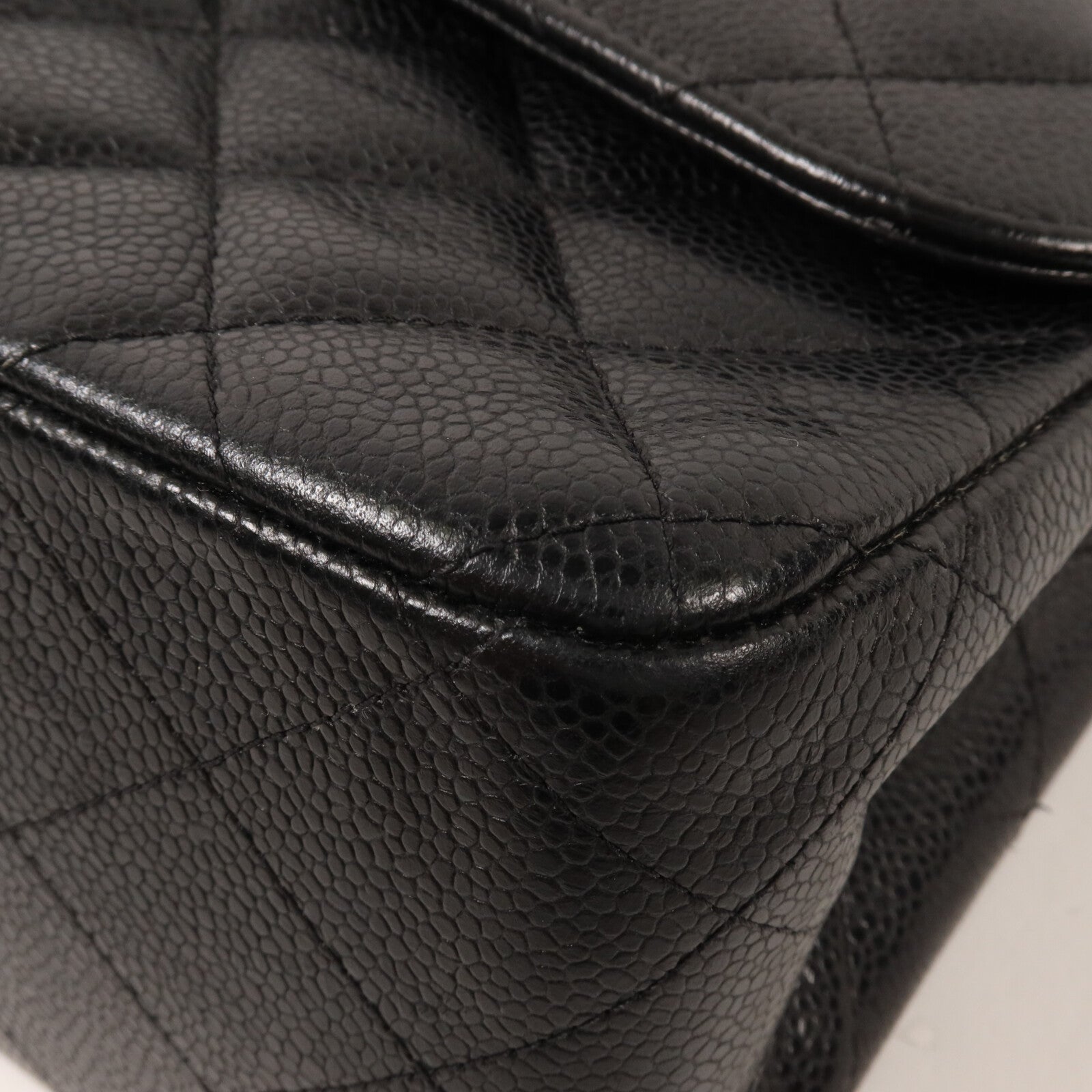 CHANEL 牛皮皮革Large Classic鏈帶肩背袋