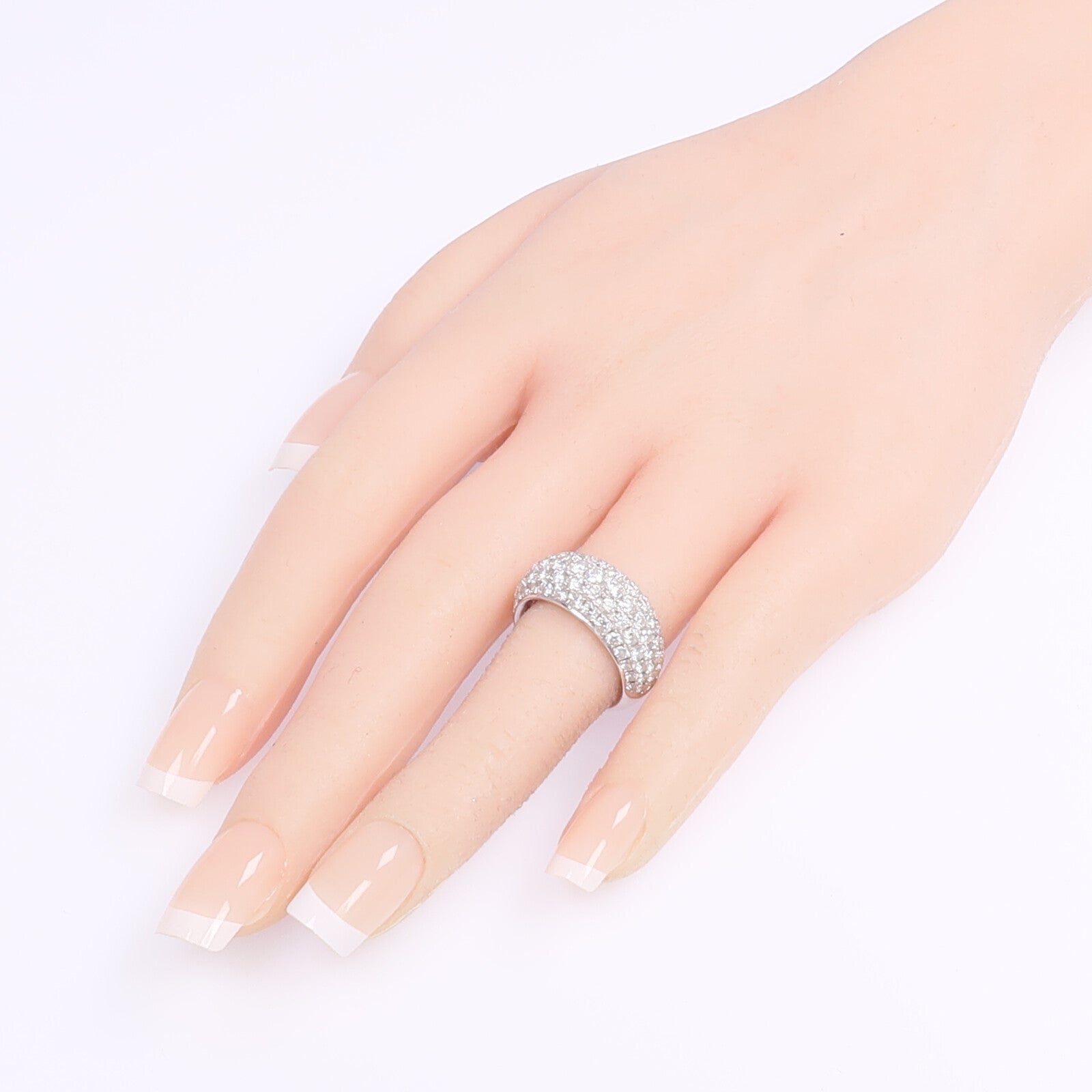 JEWELRY 【激減優惠】18K白金Diamond Ring鑽石戒指US#5.75