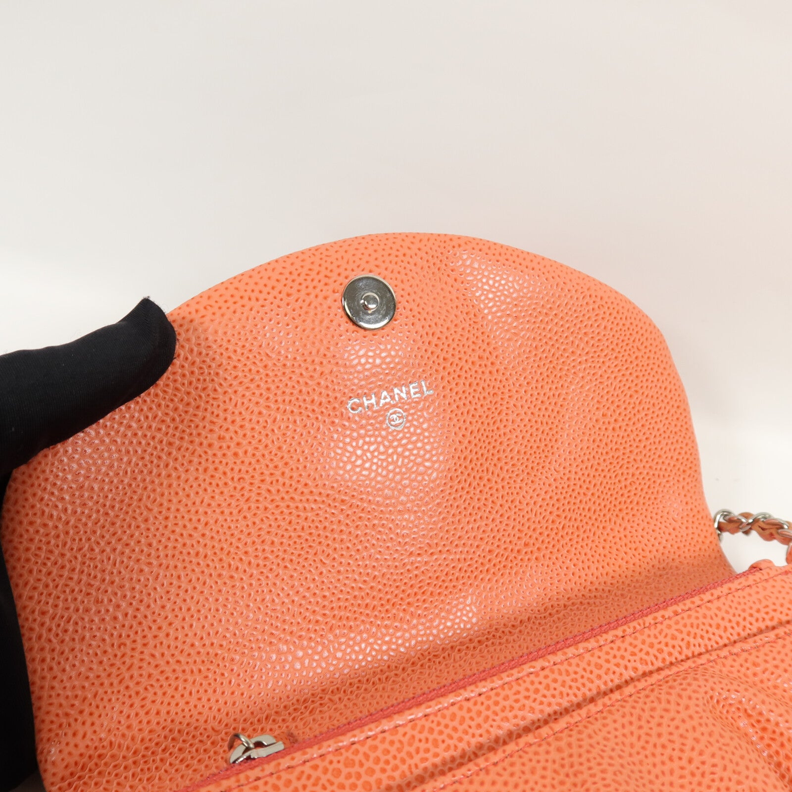CHANEL 牛皮皮革Chain Shoulder鏈帶肩背袋