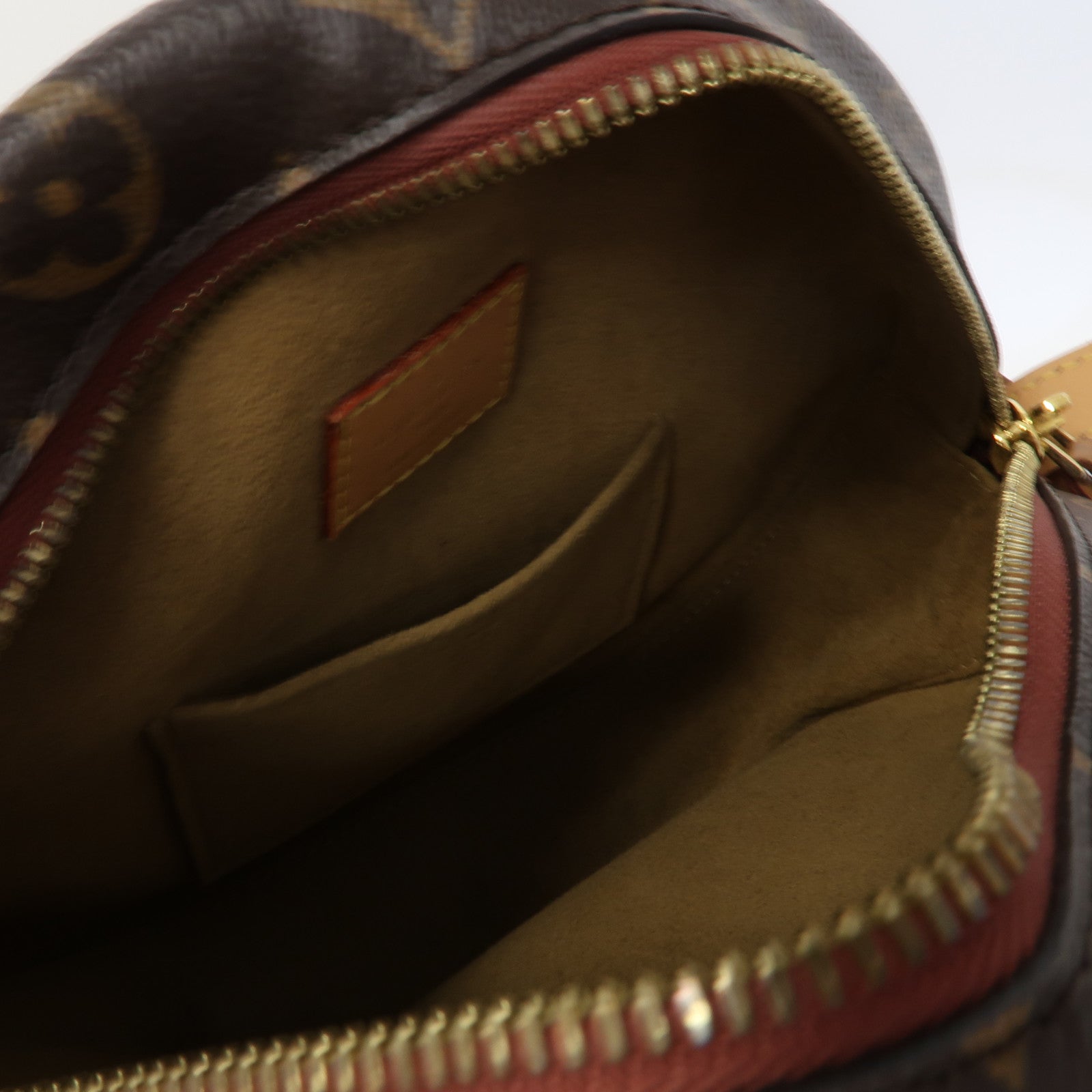 LOUIS VUITTON Monogram Boite Chapeau Souple金扣肩背袋啡色