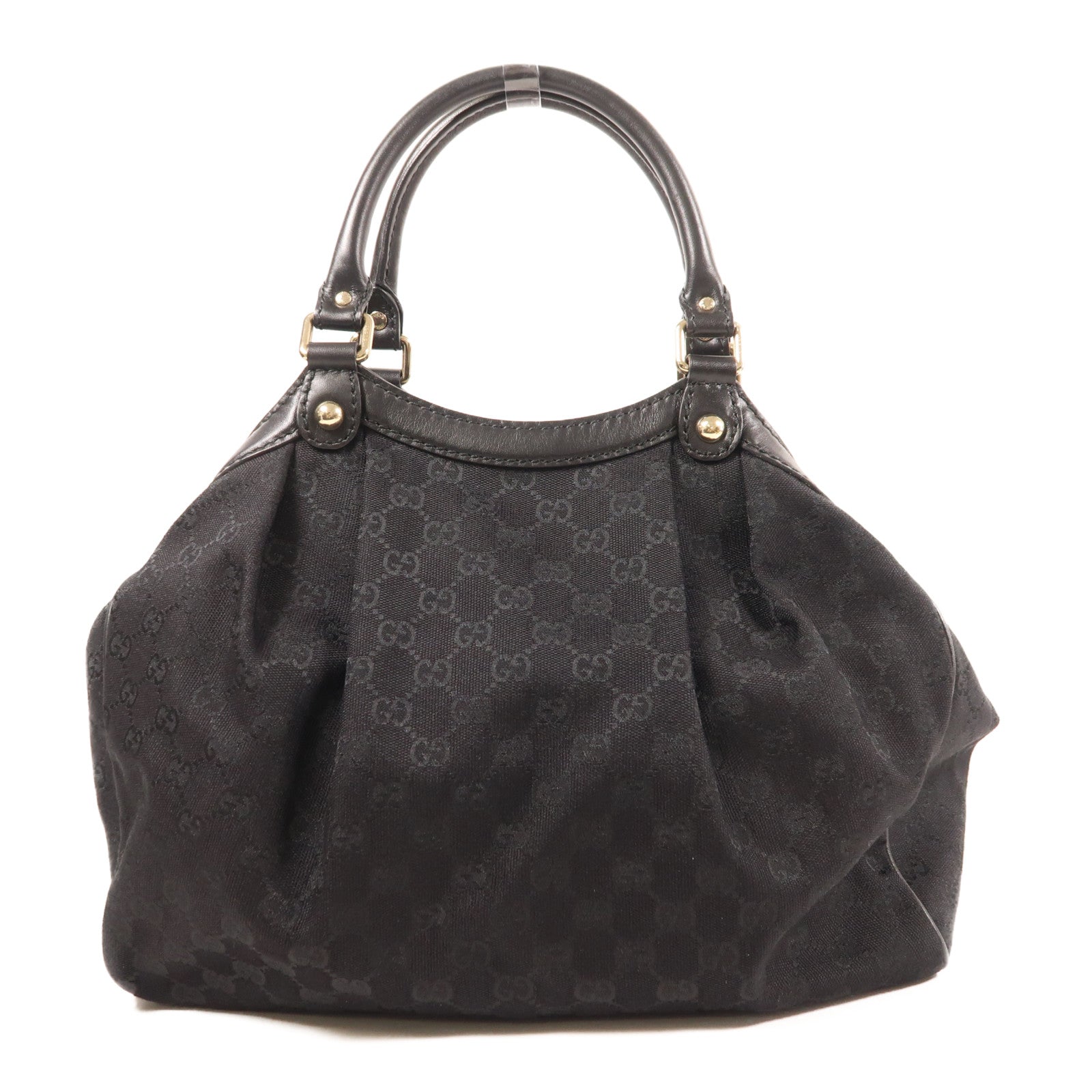 GUCCI 帆布Shoulder Bag金扣肩背袋